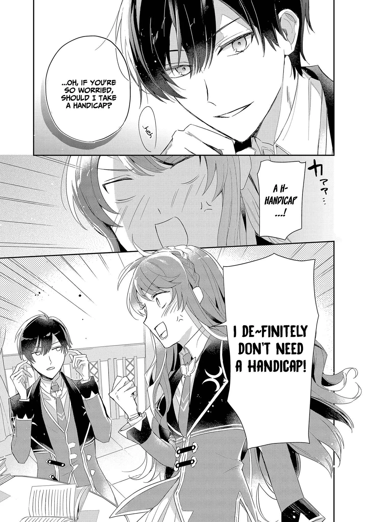 If the villainess and the villain were to meet and fall in love ~It seems the shunned heroine who formed a contract with an unnamed spirit is fighting with the nobleman yet again Chapter 3 page 28