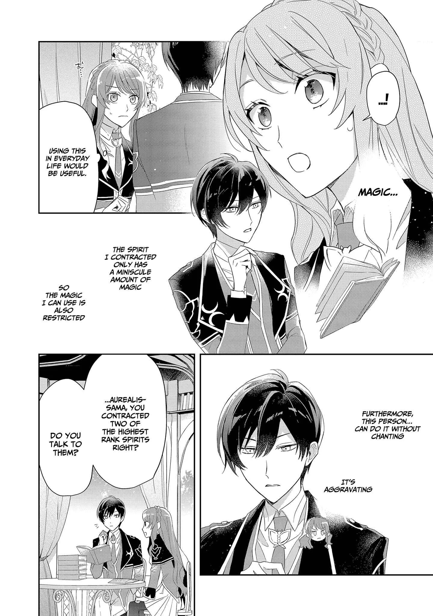 If the villainess and the villain were to meet and fall in love ~It seems the shunned heroine who formed a contract with an unnamed spirit is fighting with the nobleman yet again Chapter 3 page 25