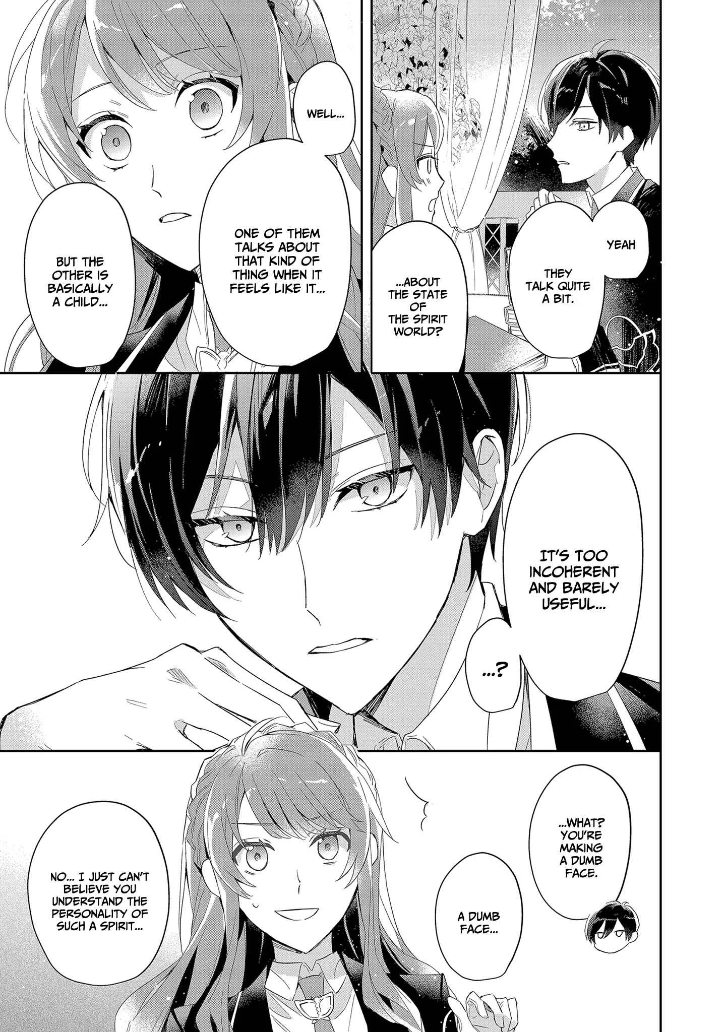 If the villainess and the villain were to meet and fall in love ~It seems the shunned heroine who formed a contract with an unnamed spirit is fighting with the nobleman yet again Chapter 3 page 26