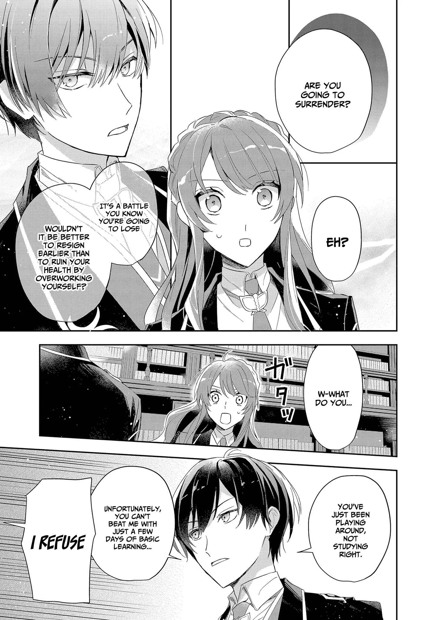 If the villainess and the villain were to meet and fall in love ~It seems the shunned heroine who formed a contract with an unnamed spirit is fighting with the nobleman yet again Chapter 3 page 32
