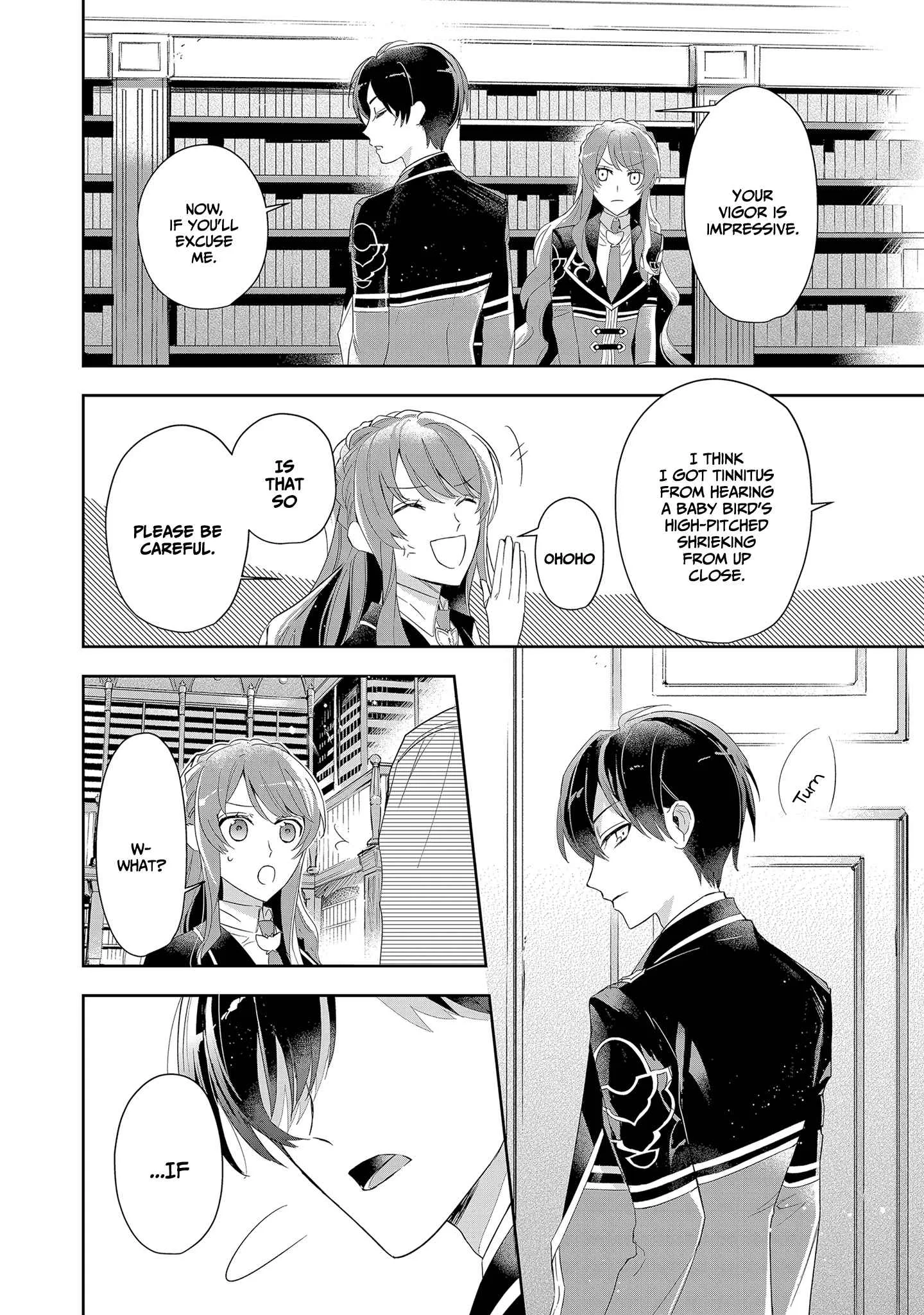 If the villainess and the villain were to meet and fall in love ~It seems the shunned heroine who formed a contract with an unnamed spirit is fighting with the nobleman yet again Chapter 3 page 35