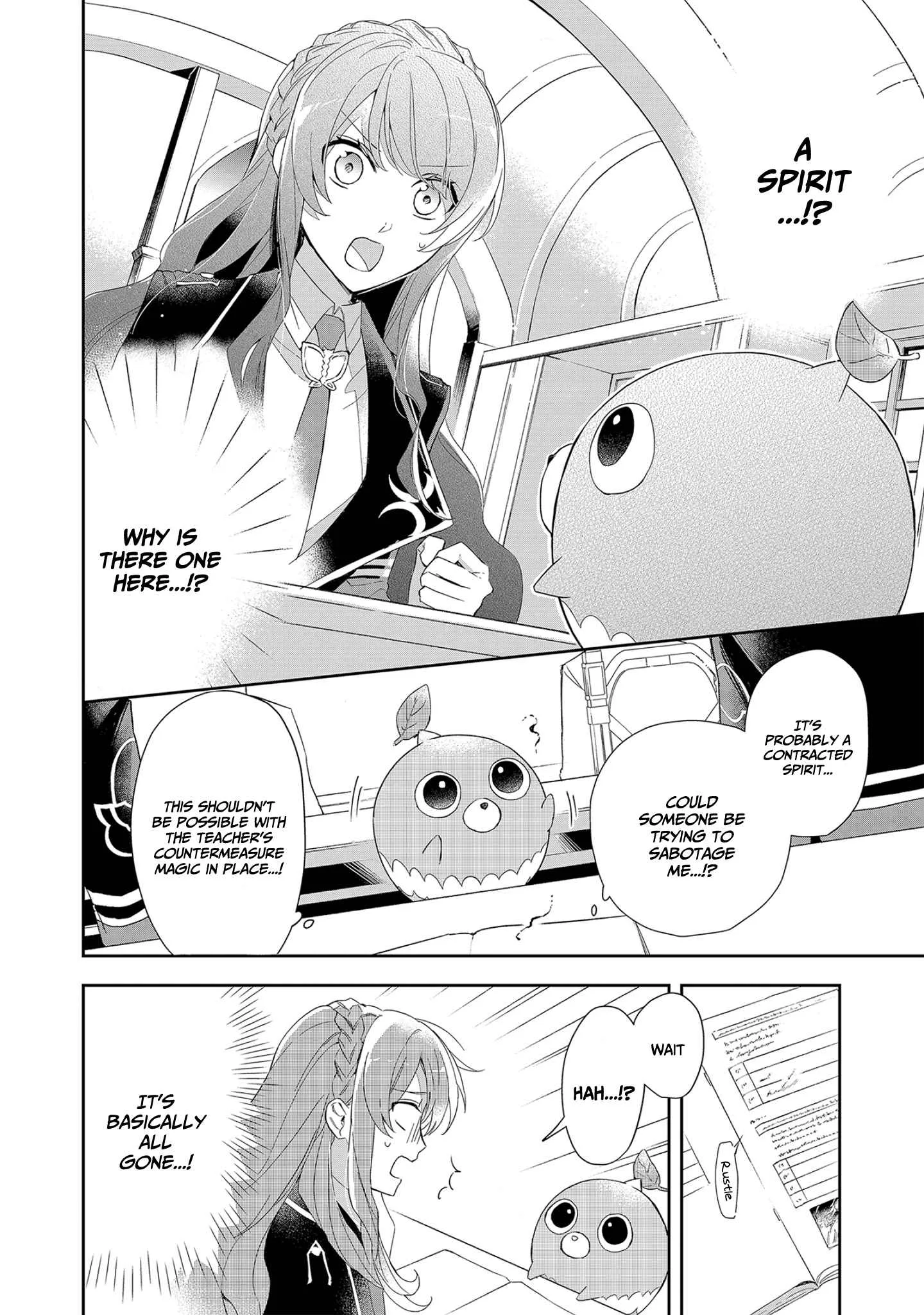If the villainess and the villain were to meet and fall in love ~It seems the shunned heroine who formed a contract with an unnamed spirit is fighting with the nobleman yet again Chapter 4 page 9