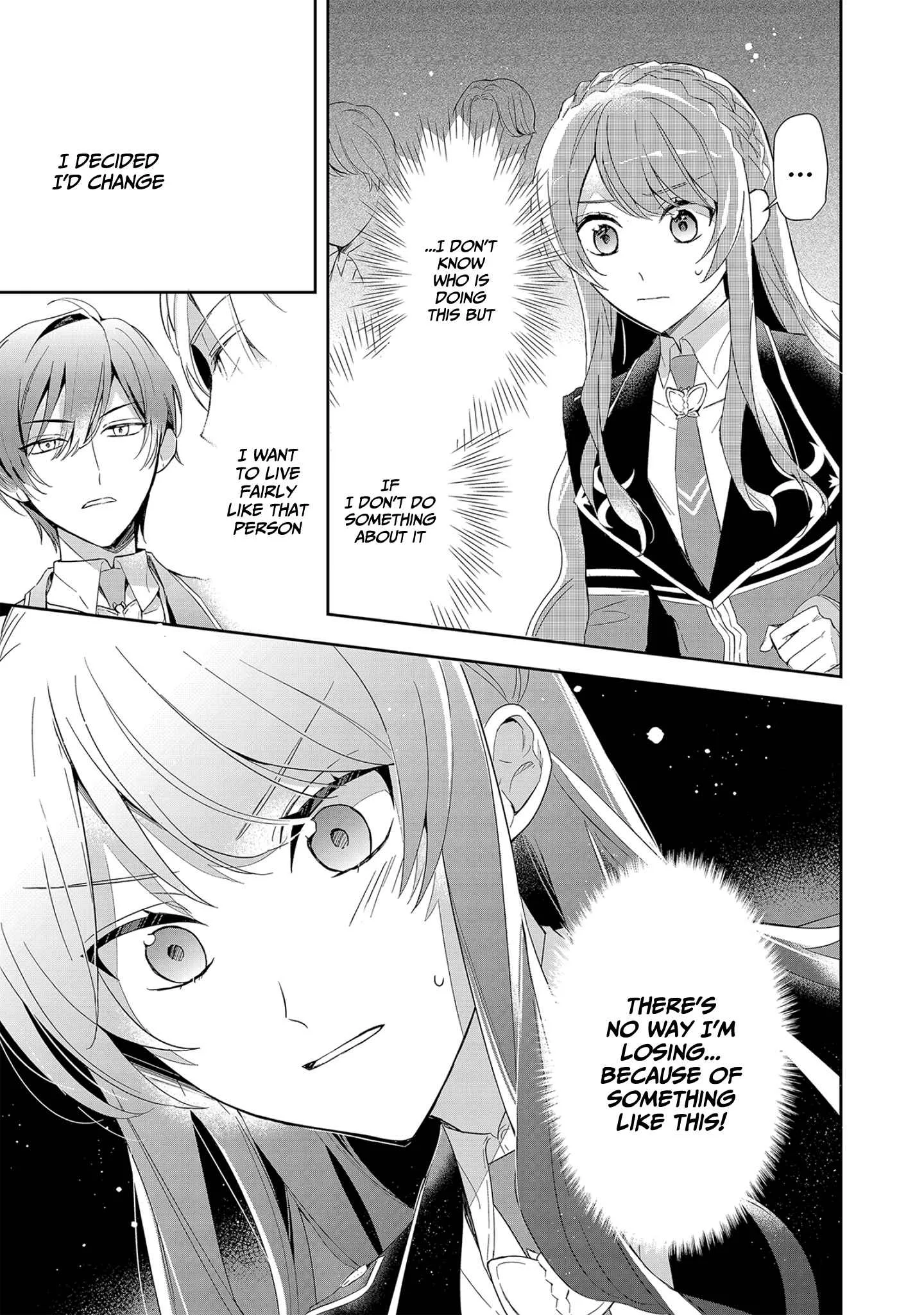 If the villainess and the villain were to meet and fall in love ~It seems the shunned heroine who formed a contract with an unnamed spirit is fighting with the nobleman yet again Chapter 4 page 10