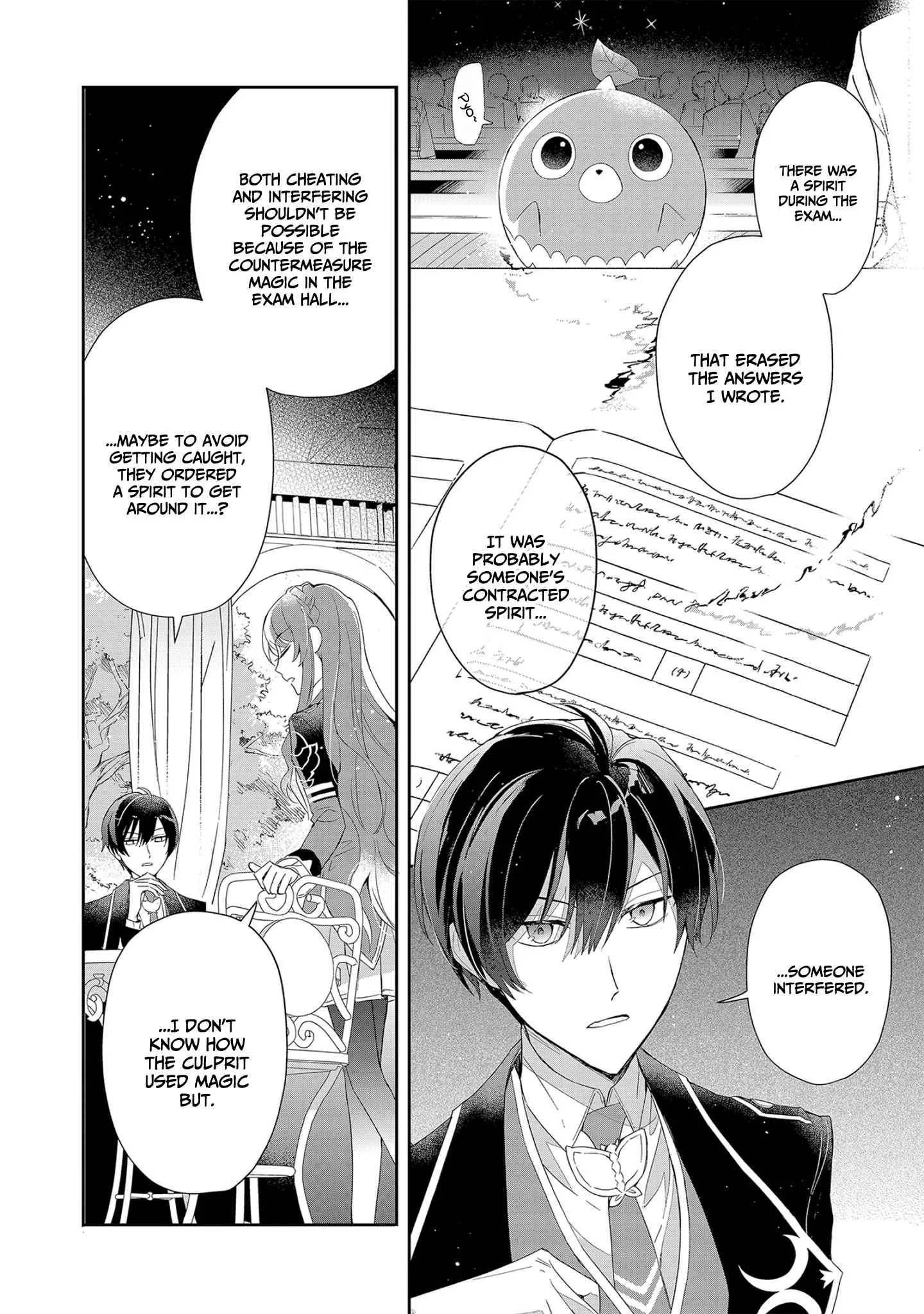 If the villainess and the villain were to meet and fall in love ~It seems the shunned heroine who formed a contract with an unnamed spirit is fighting with the nobleman yet again Chapter 4 page 17