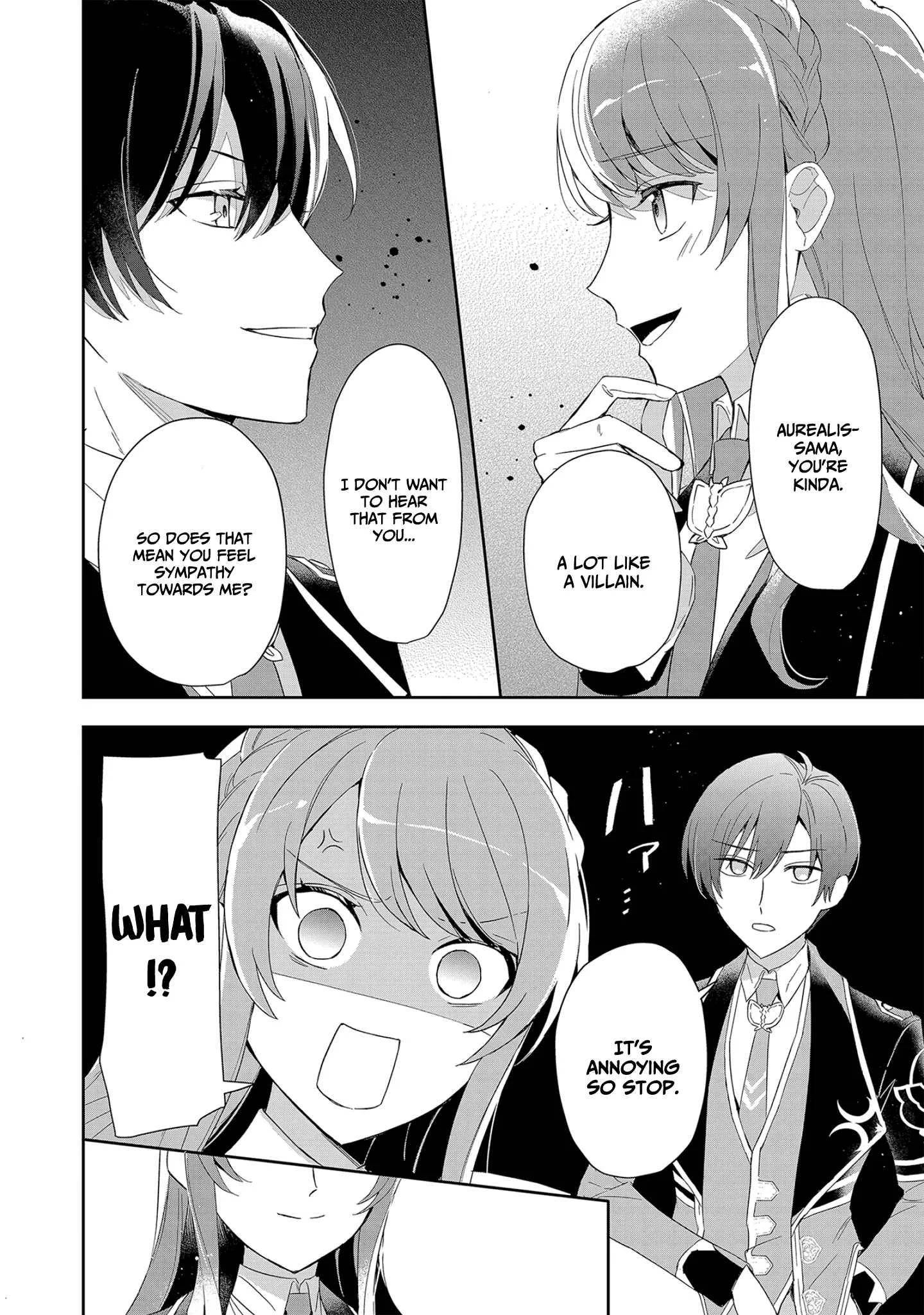 If the villainess and the villain were to meet and fall in love ~It seems the shunned heroine who formed a contract with an unnamed spirit is fighting with the nobleman yet again Chapter 4 page 19