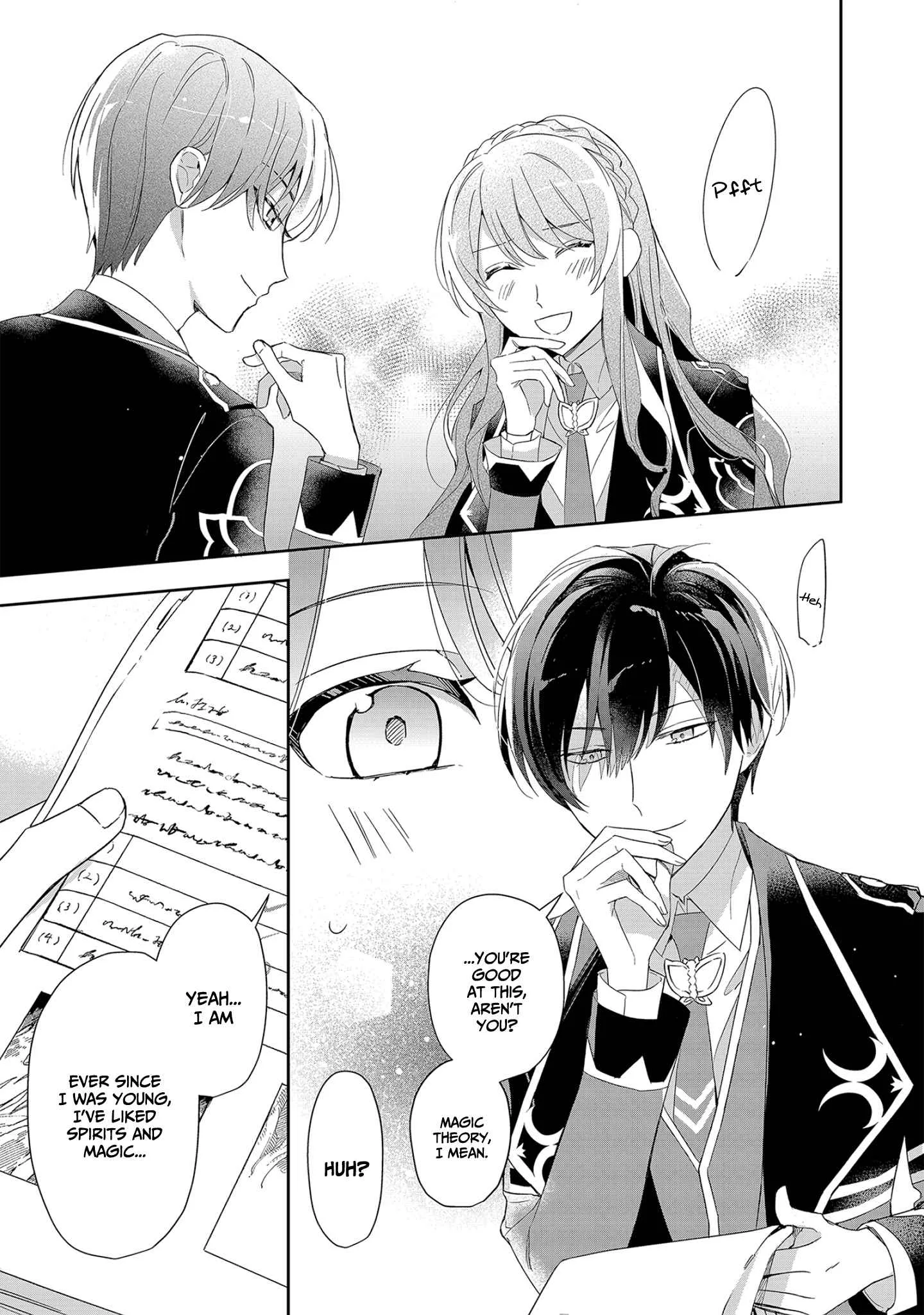 If the villainess and the villain were to meet and fall in love ~It seems the shunned heroine who formed a contract with an unnamed spirit is fighting with the nobleman yet again Chapter 4 page 20