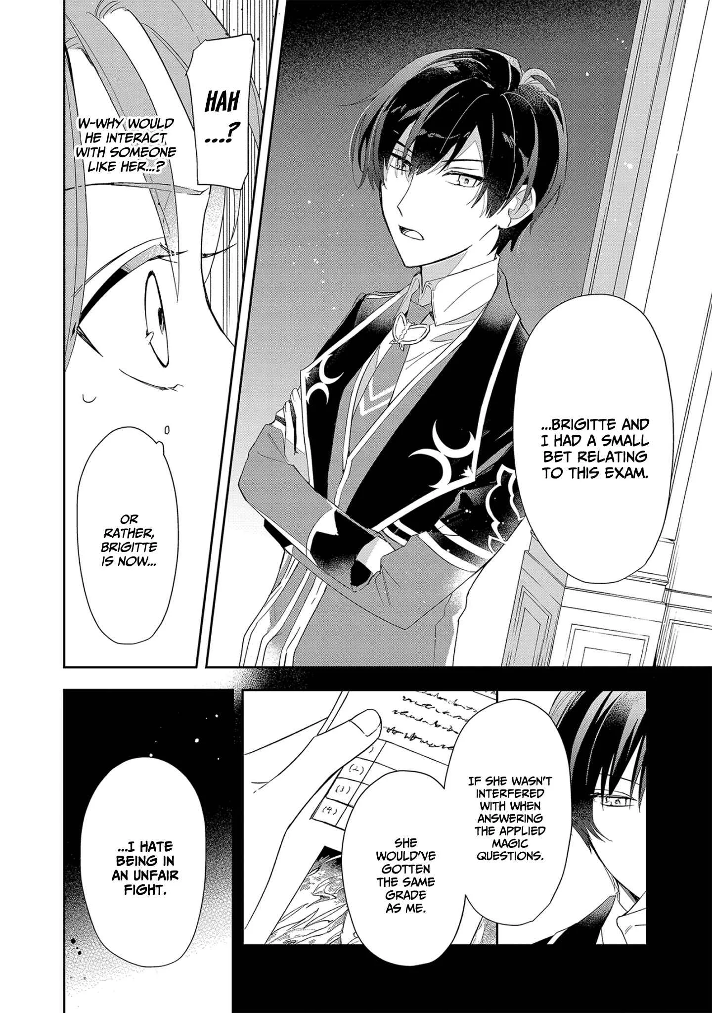 If the villainess and the villain were to meet and fall in love ~It seems the shunned heroine who formed a contract with an unnamed spirit is fighting with the nobleman yet again Chapter 4 page 31