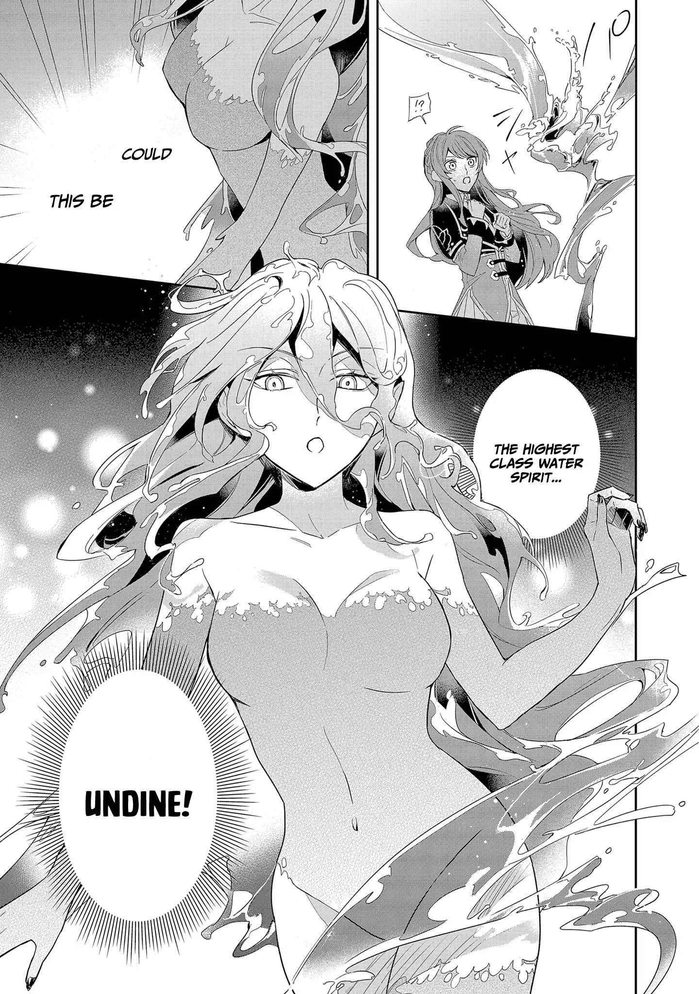 If the villainess and the villain were to meet and fall in love ~It seems the shunned heroine who formed a contract with an unnamed spirit is fighting with the nobleman yet again Chapter 5 page 8