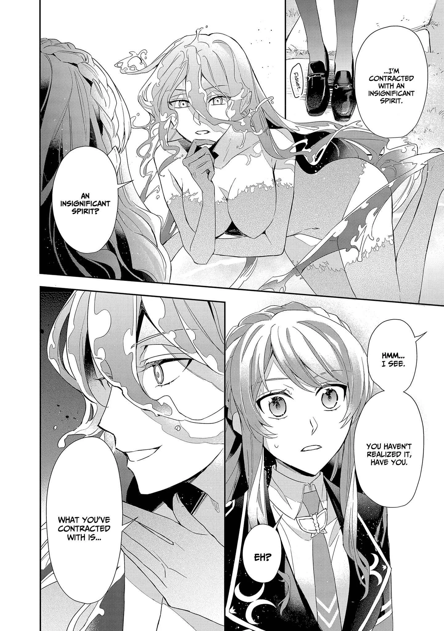 If the villainess and the villain were to meet and fall in love ~It seems the shunned heroine who formed a contract with an unnamed spirit is fighting with the nobleman yet again Chapter 5 page 11