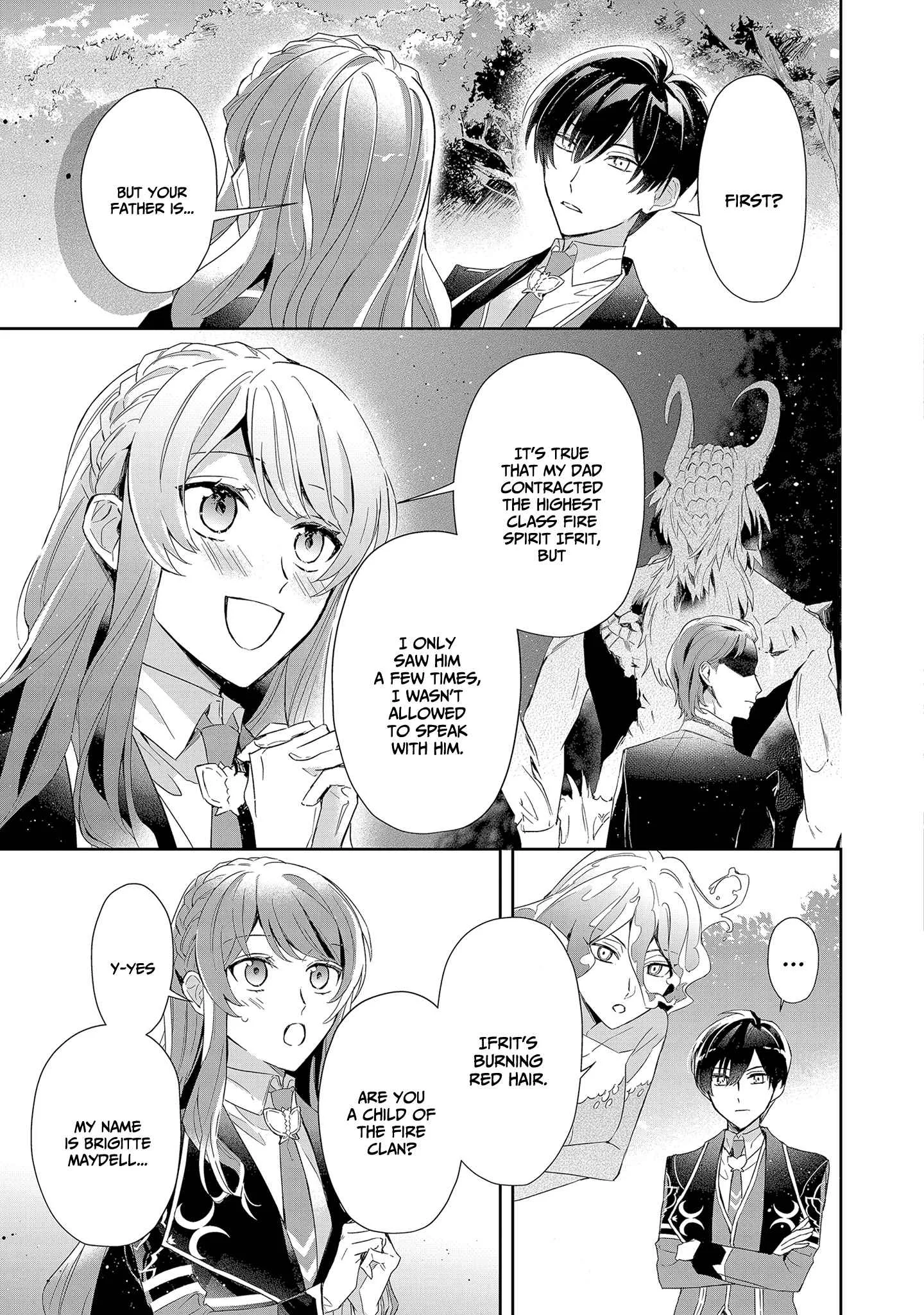 If the villainess and the villain were to meet and fall in love ~It seems the shunned heroine who formed a contract with an unnamed spirit is fighting with the nobleman yet again Chapter 5 page 10