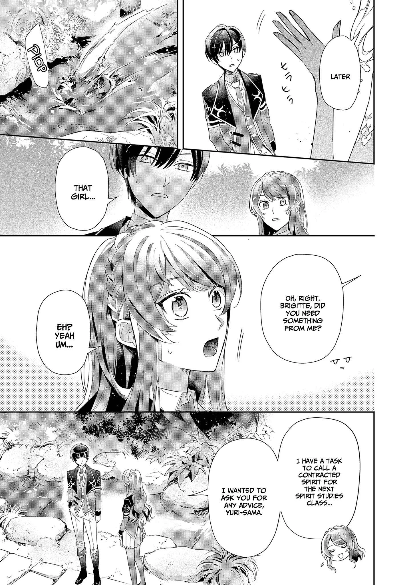 If the villainess and the villain were to meet and fall in love ~It seems the shunned heroine who formed a contract with an unnamed spirit is fighting with the nobleman yet again Chapter 5 page 14