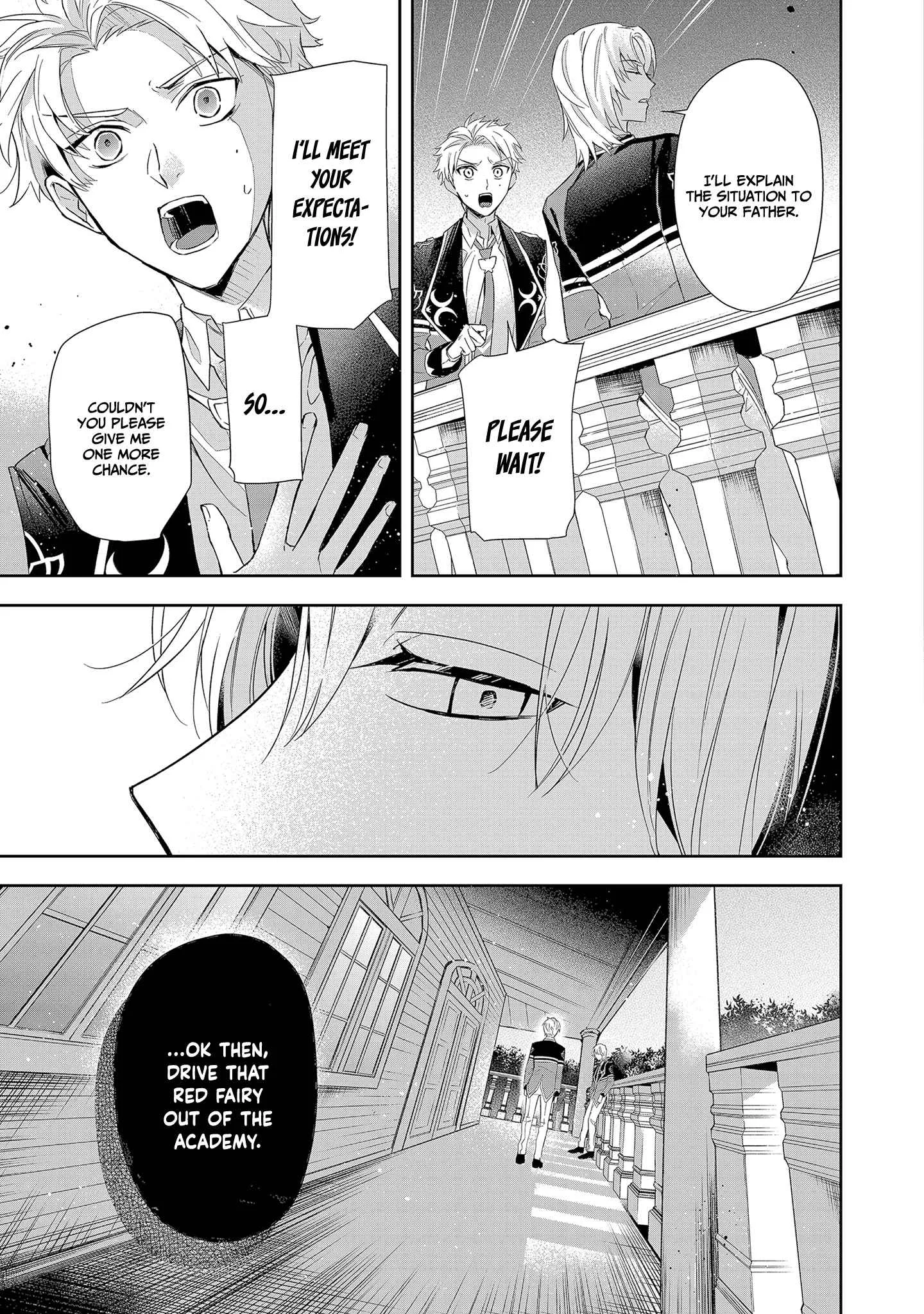 If the villainess and the villain were to meet and fall in love ~It seems the shunned heroine who formed a contract with an unnamed spirit is fighting with the nobleman yet again Chapter 5 page 18