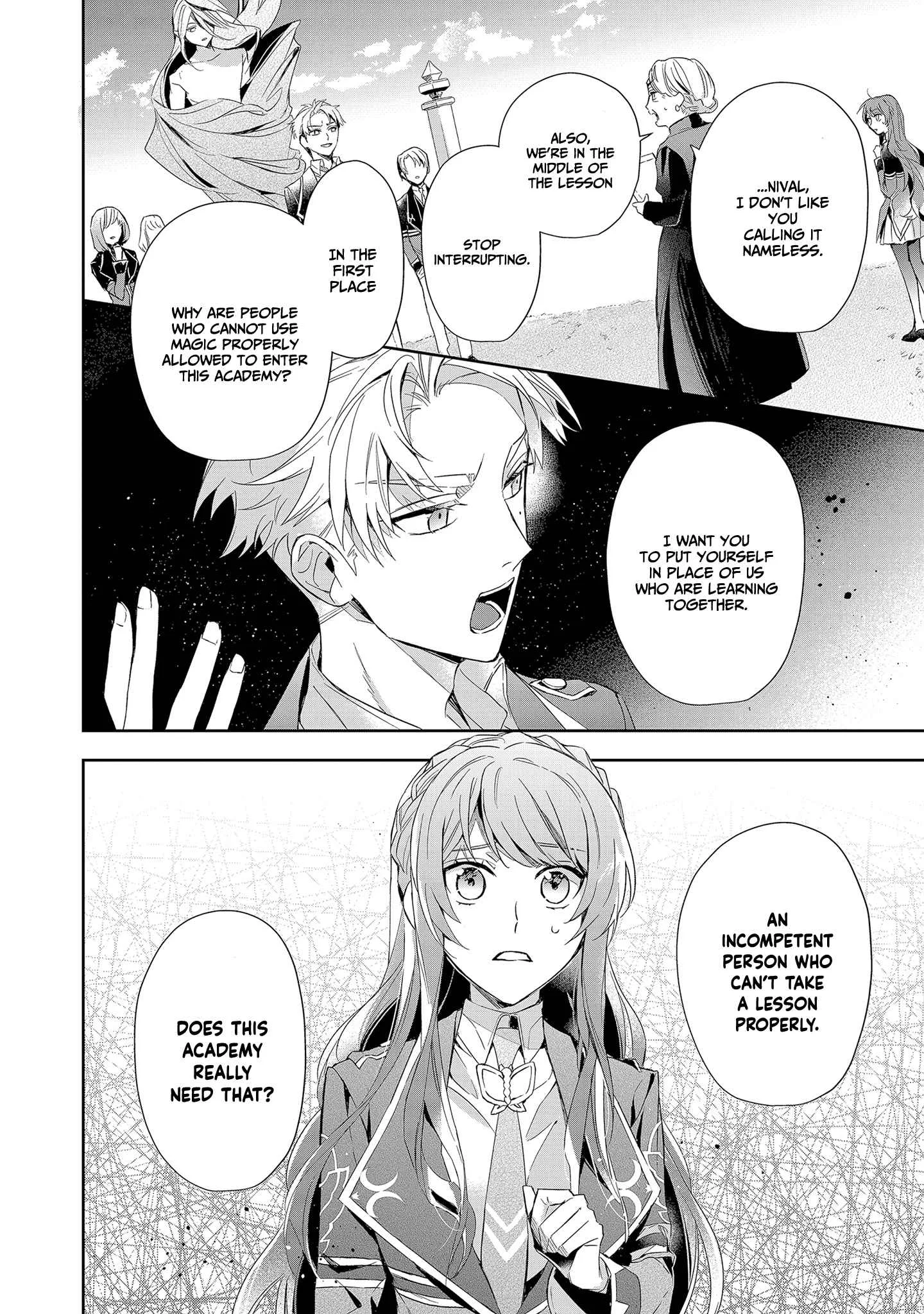 If the villainess and the villain were to meet and fall in love ~It seems the shunned heroine who formed a contract with an unnamed spirit is fighting with the nobleman yet again Chapter 5 page 27