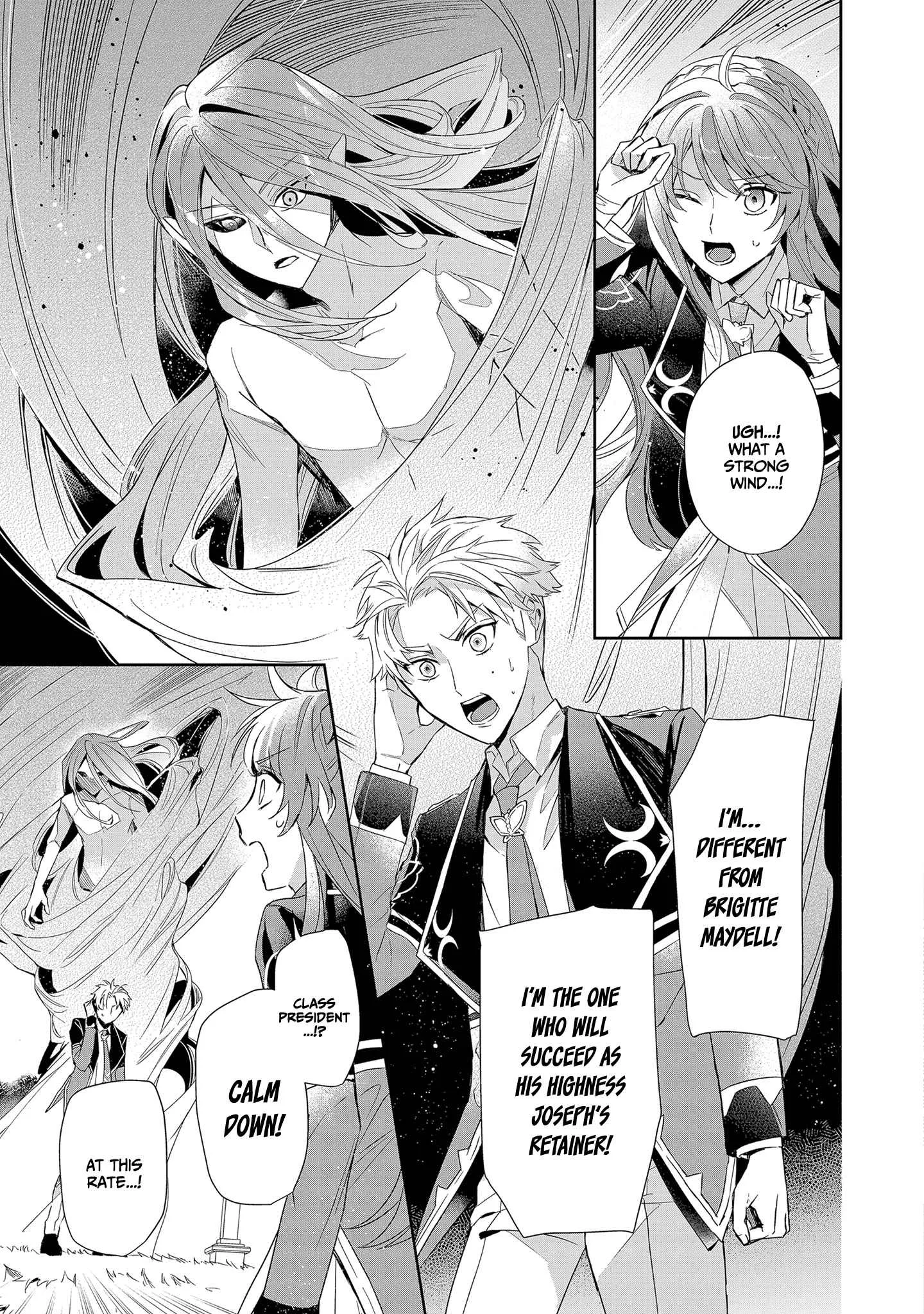 If the villainess and the villain were to meet and fall in love ~It seems the shunned heroine who formed a contract with an unnamed spirit is fighting with the nobleman yet again Chapter 5 page 30