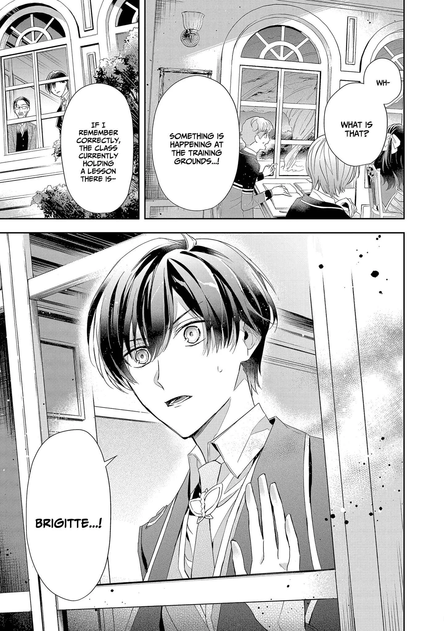 If the villainess and the villain were to meet and fall in love ~It seems the shunned heroine who formed a contract with an unnamed spirit is fighting with the nobleman yet again Chapter 5 page 34