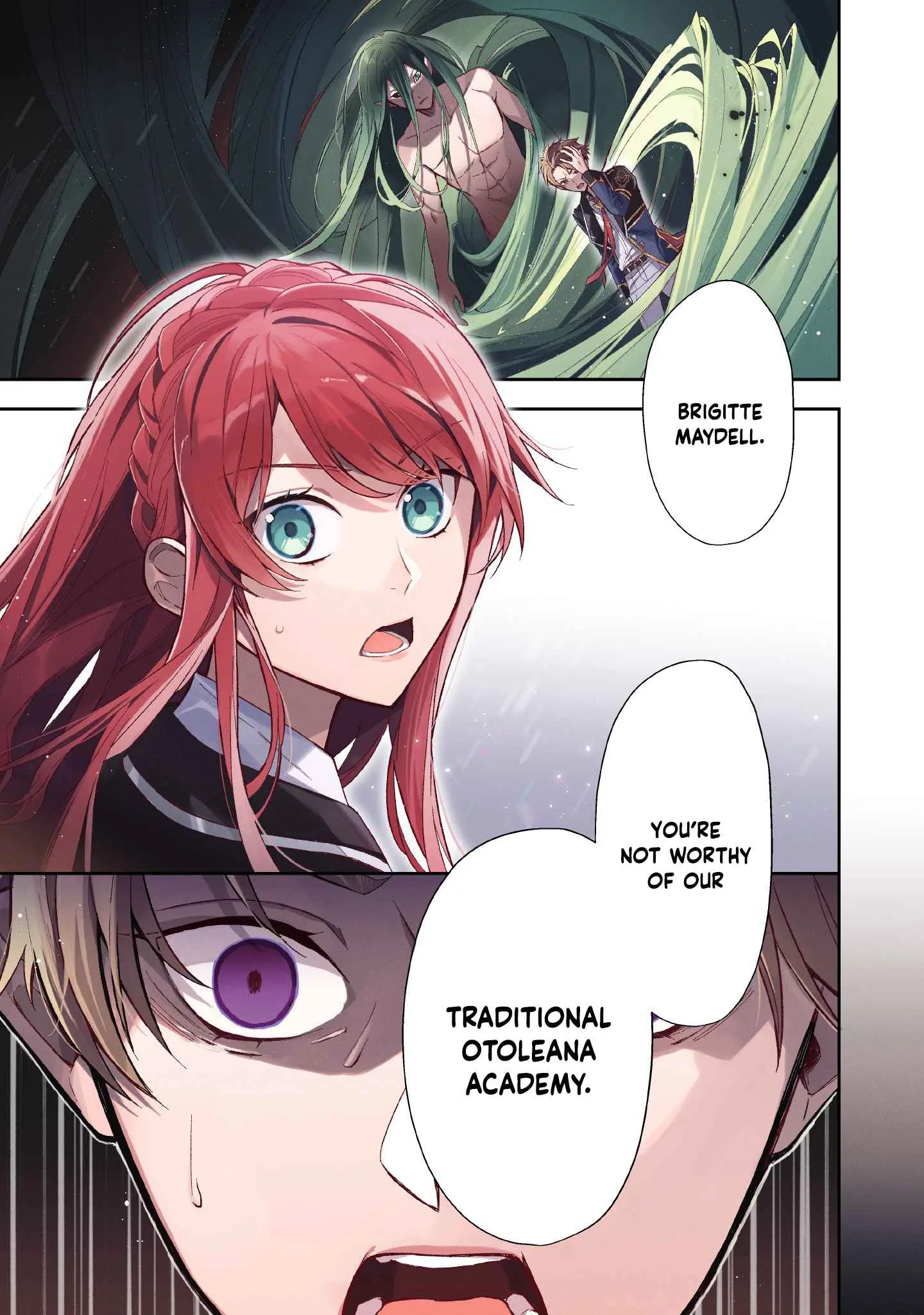If the villainess and the villain were to meet and fall in love ~It seems the shunned heroine who formed a contract with an unnamed spirit is fighting with the nobleman yet again Chapter 6 page 2