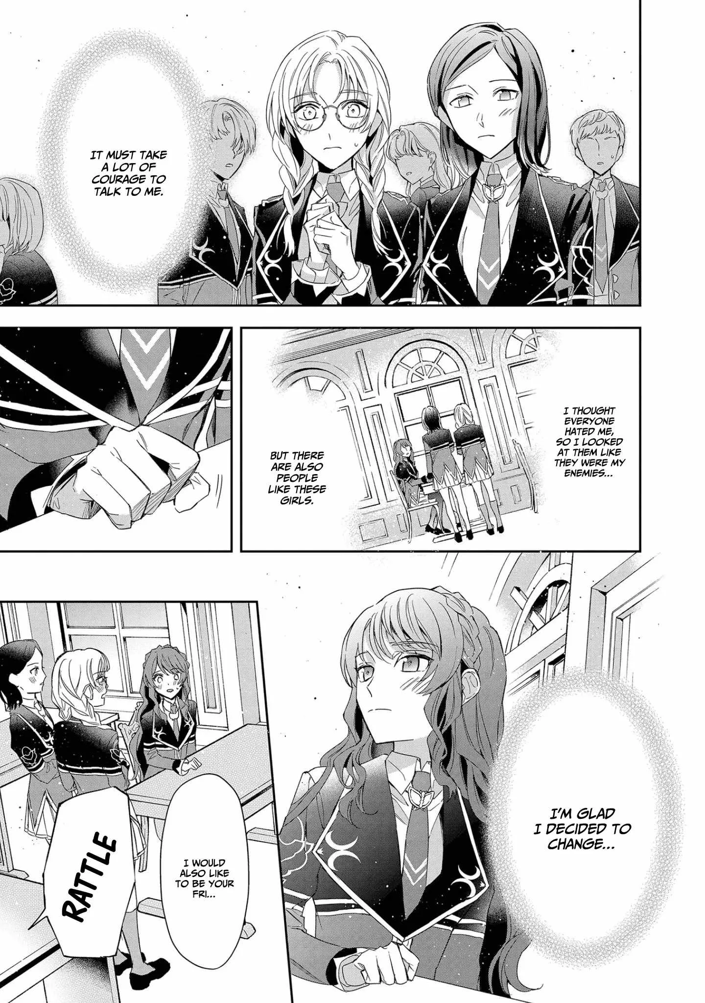 If the villainess and the villain were to meet and fall in love ~It seems the shunned heroine who formed a contract with an unnamed spirit is fighting with the nobleman yet again Chapter 7 page 20