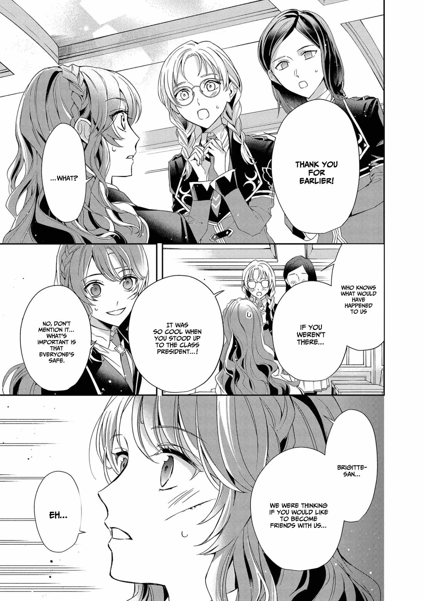 If the villainess and the villain were to meet and fall in love ~It seems the shunned heroine who formed a contract with an unnamed spirit is fighting with the nobleman yet again Chapter 7 page 18