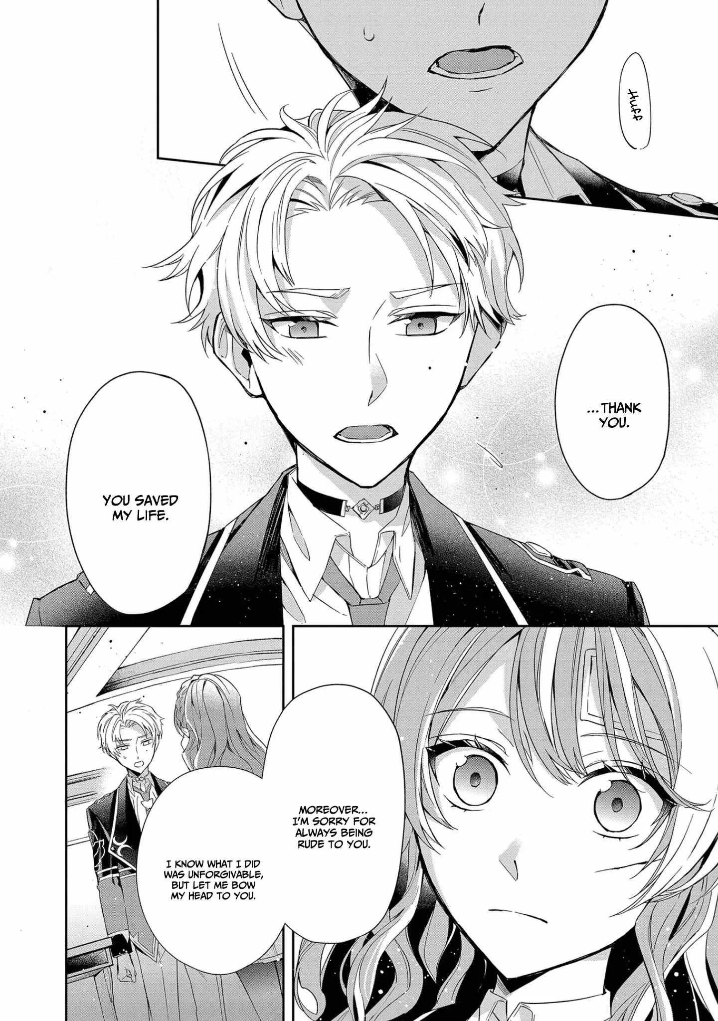 If the villainess and the villain were to meet and fall in love ~It seems the shunned heroine who formed a contract with an unnamed spirit is fighting with the nobleman yet again Chapter 7 page 23