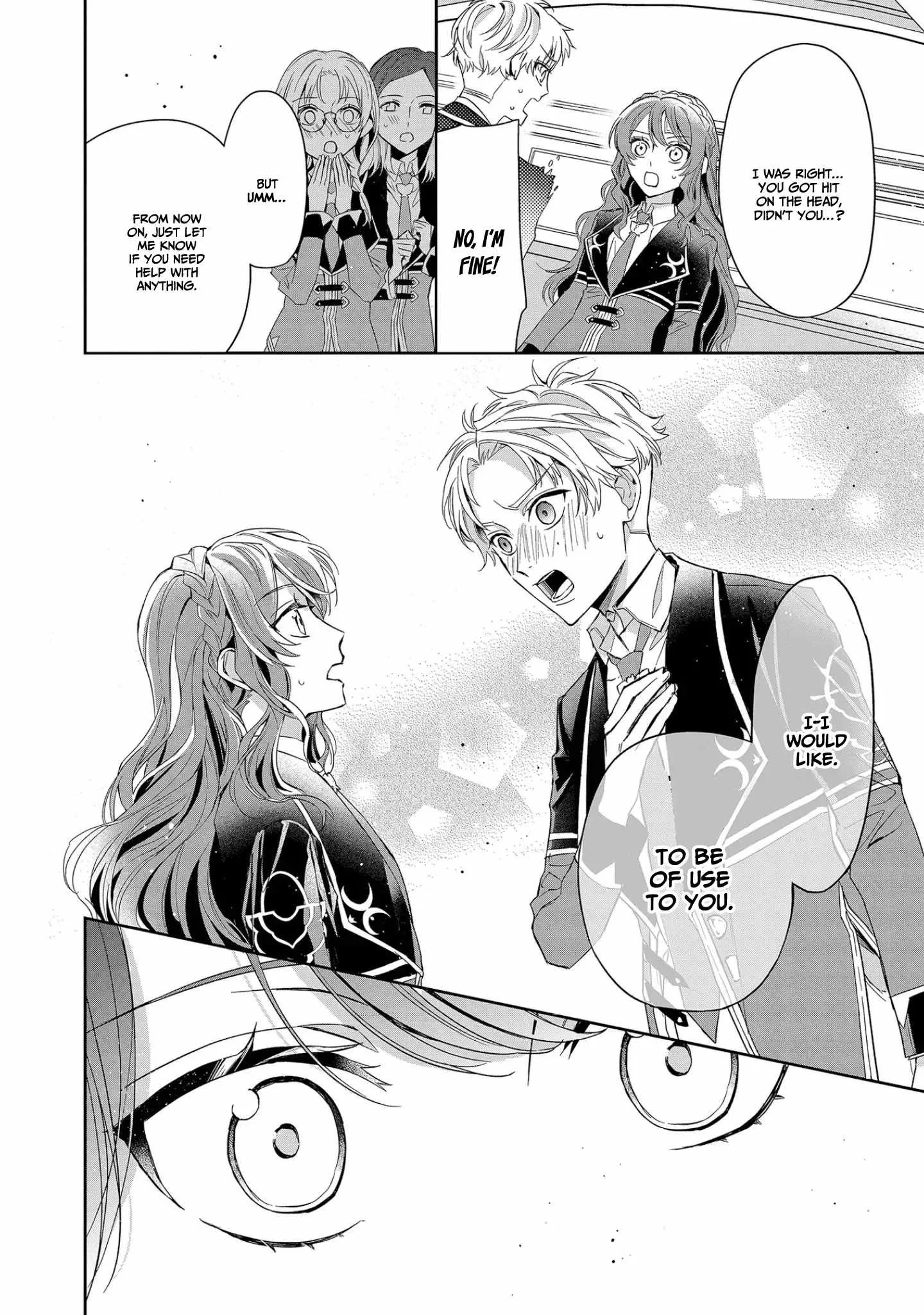 If the villainess and the villain were to meet and fall in love ~It seems the shunned heroine who formed a contract with an unnamed spirit is fighting with the nobleman yet again Chapter 7 page 27