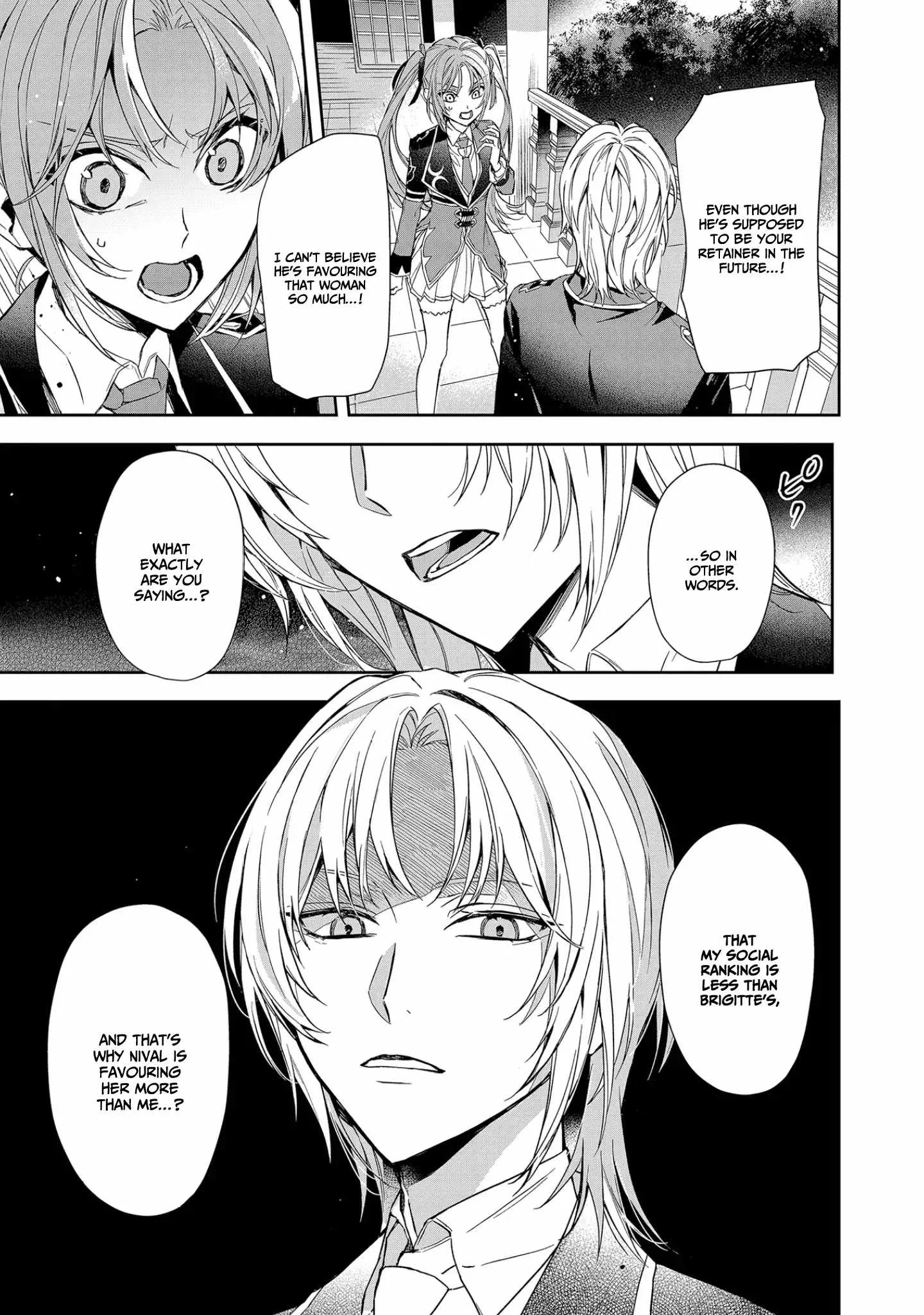 If the villainess and the villain were to meet and fall in love ~It seems the shunned heroine who formed a contract with an unnamed spirit is fighting with the nobleman yet again Chapter 8 page 4
