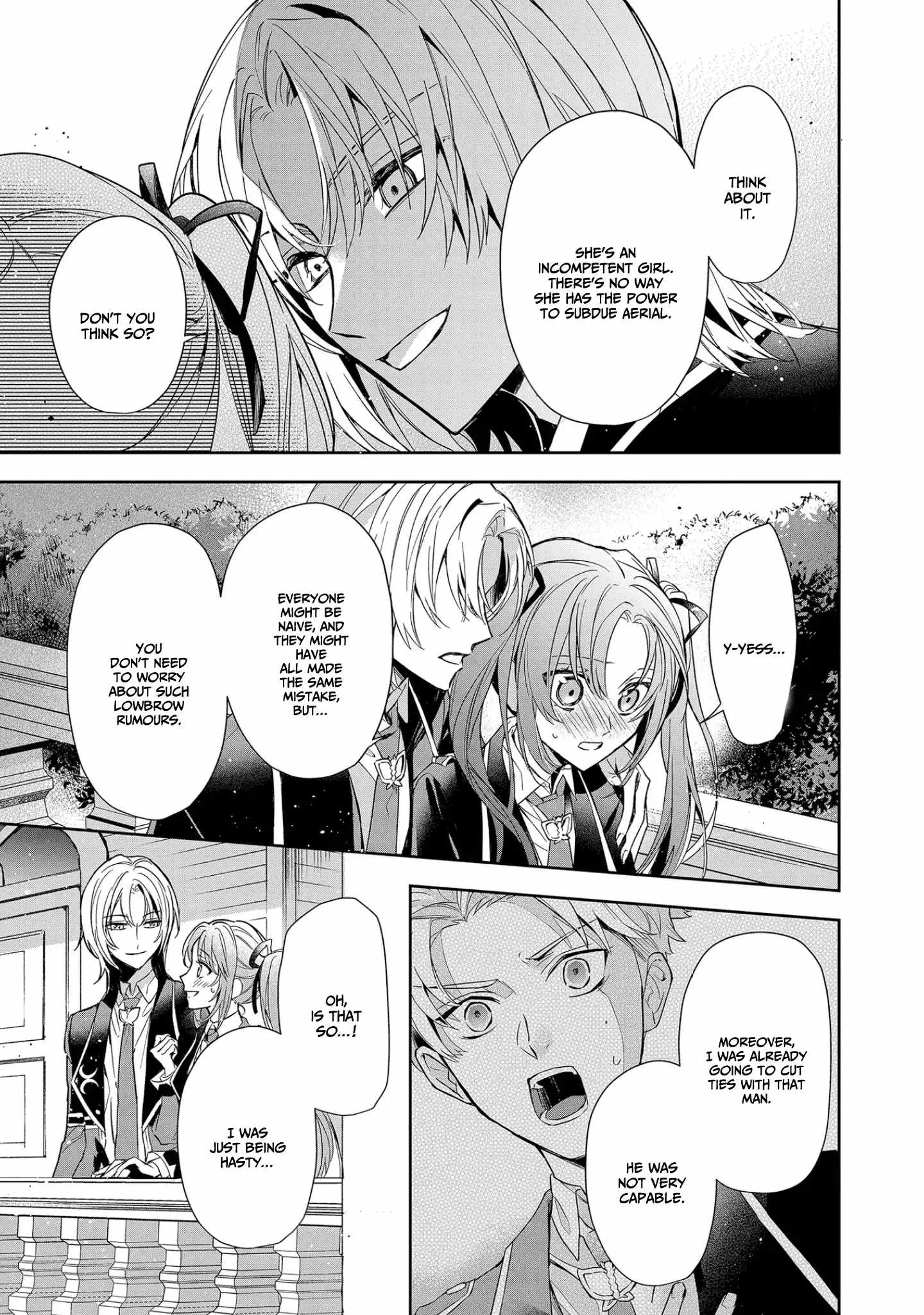 If the villainess and the villain were to meet and fall in love ~It seems the shunned heroine who formed a contract with an unnamed spirit is fighting with the nobleman yet again Chapter 8 page 6