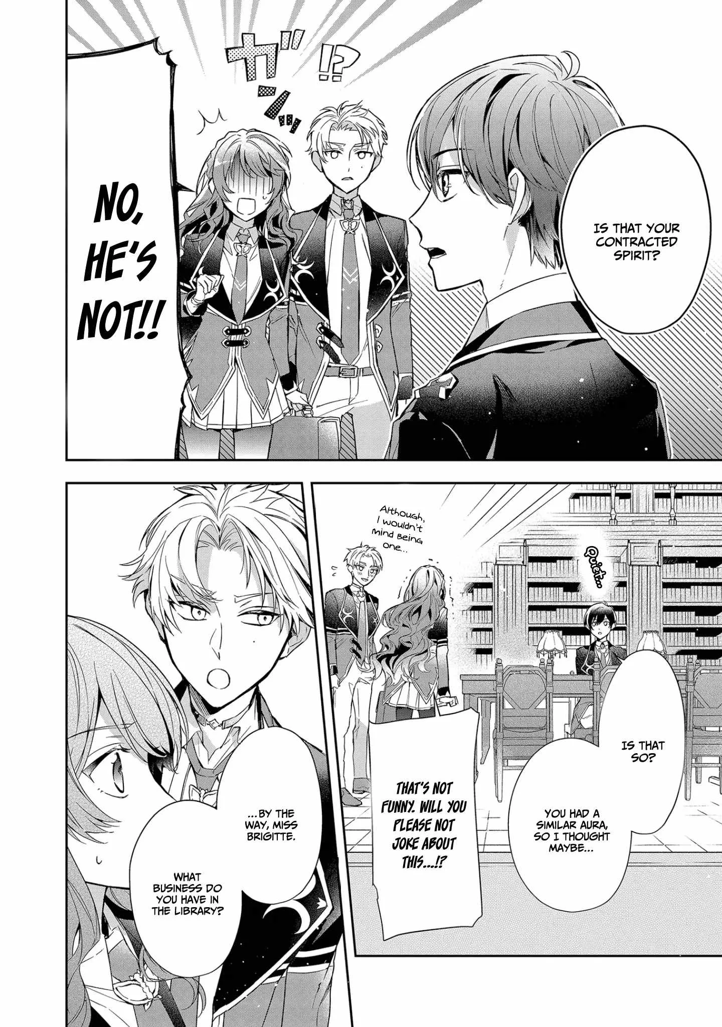 If the villainess and the villain were to meet and fall in love ~It seems the shunned heroine who formed a contract with an unnamed spirit is fighting with the nobleman yet again Chapter 8 page 11