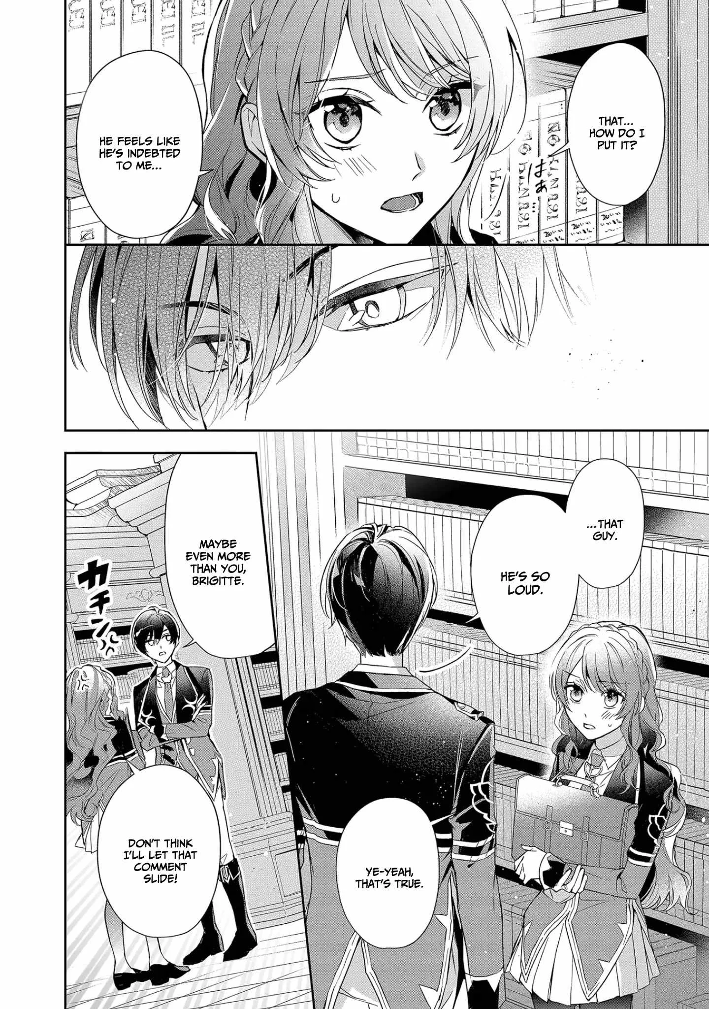 If the villainess and the villain were to meet and fall in love ~It seems the shunned heroine who formed a contract with an unnamed spirit is fighting with the nobleman yet again Chapter 8 page 17
