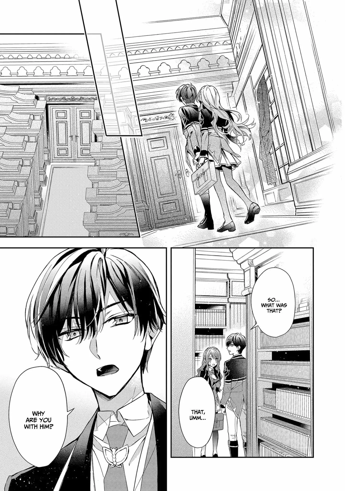 If the villainess and the villain were to meet and fall in love ~It seems the shunned heroine who formed a contract with an unnamed spirit is fighting with the nobleman yet again Chapter 8 page 16