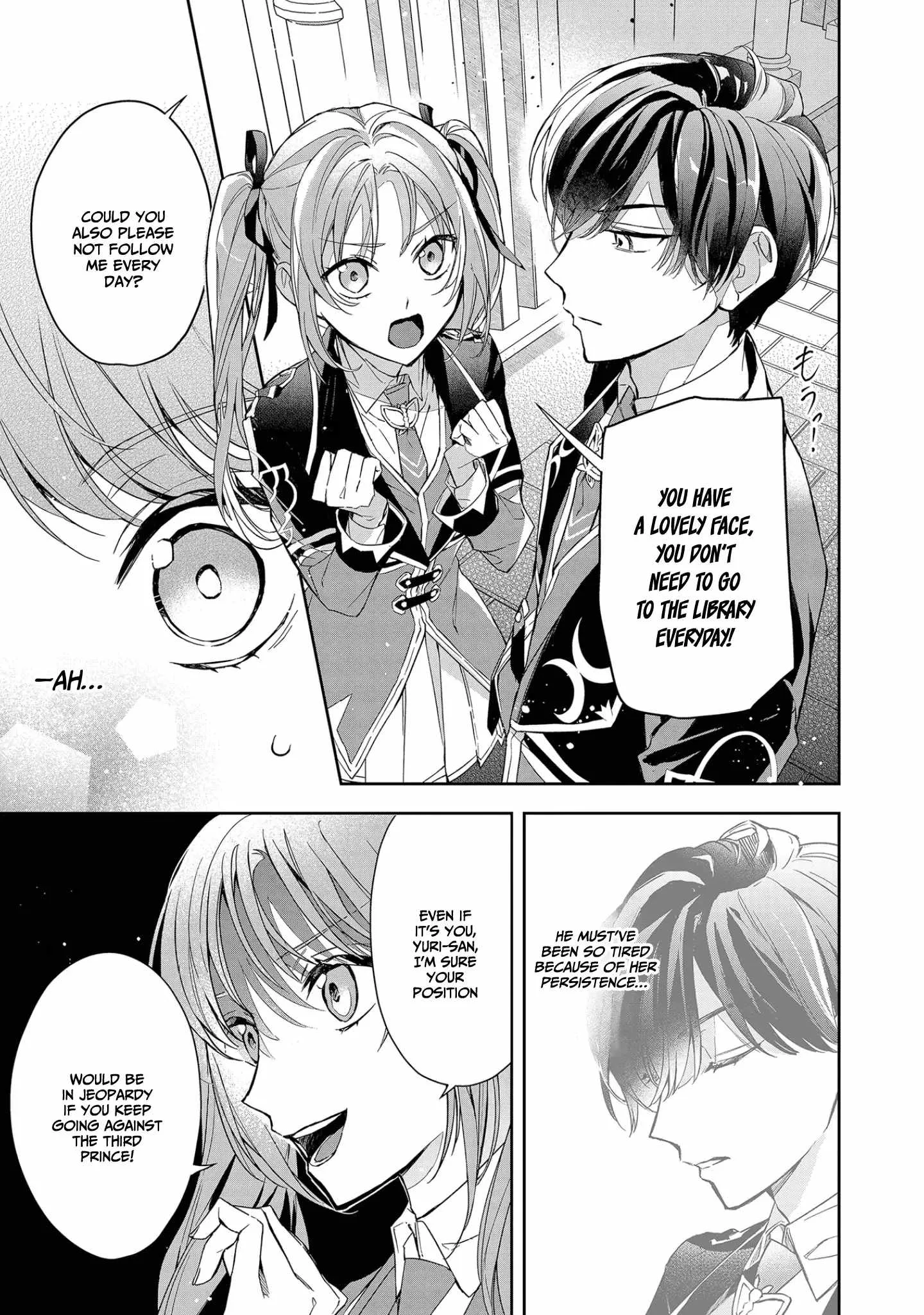 If the villainess and the villain were to meet and fall in love ~It seems the shunned heroine who formed a contract with an unnamed spirit is fighting with the nobleman yet again Chapter 8 page 26