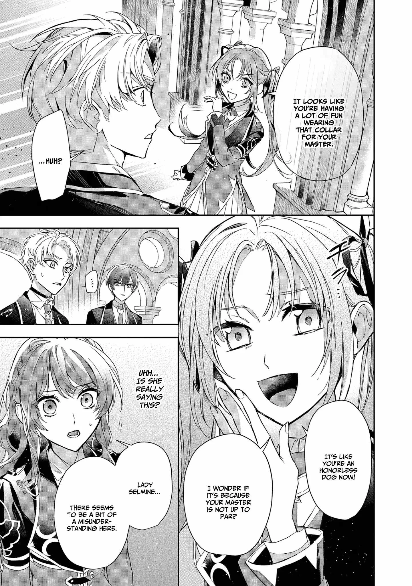 If the villainess and the villain were to meet and fall in love ~It seems the shunned heroine who formed a contract with an unnamed spirit is fighting with the nobleman yet again Chapter 8 page 28