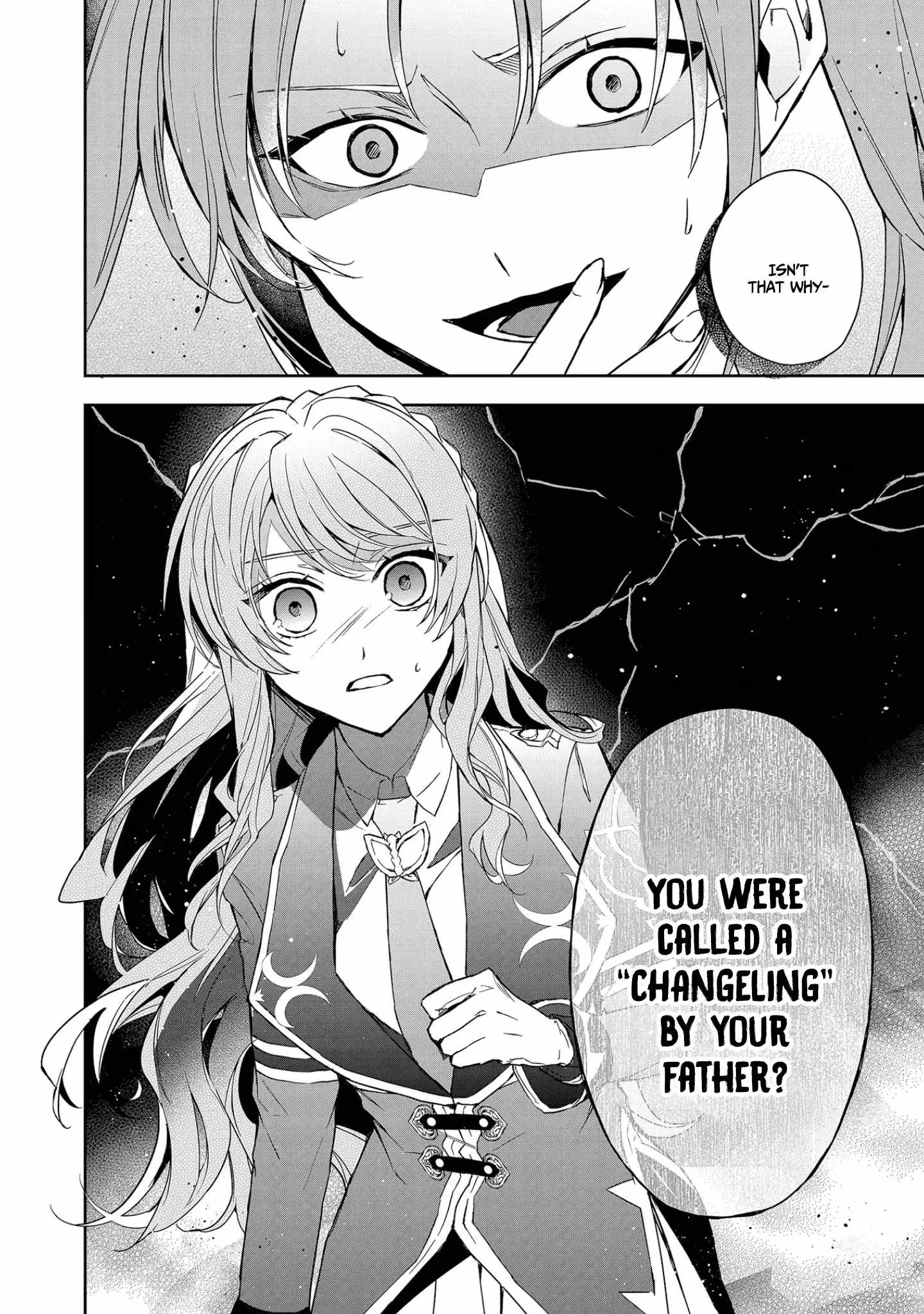 If the villainess and the villain were to meet and fall in love ~It seems the shunned heroine who formed a contract with an unnamed spirit is fighting with the nobleman yet again Chapter 8 page 33