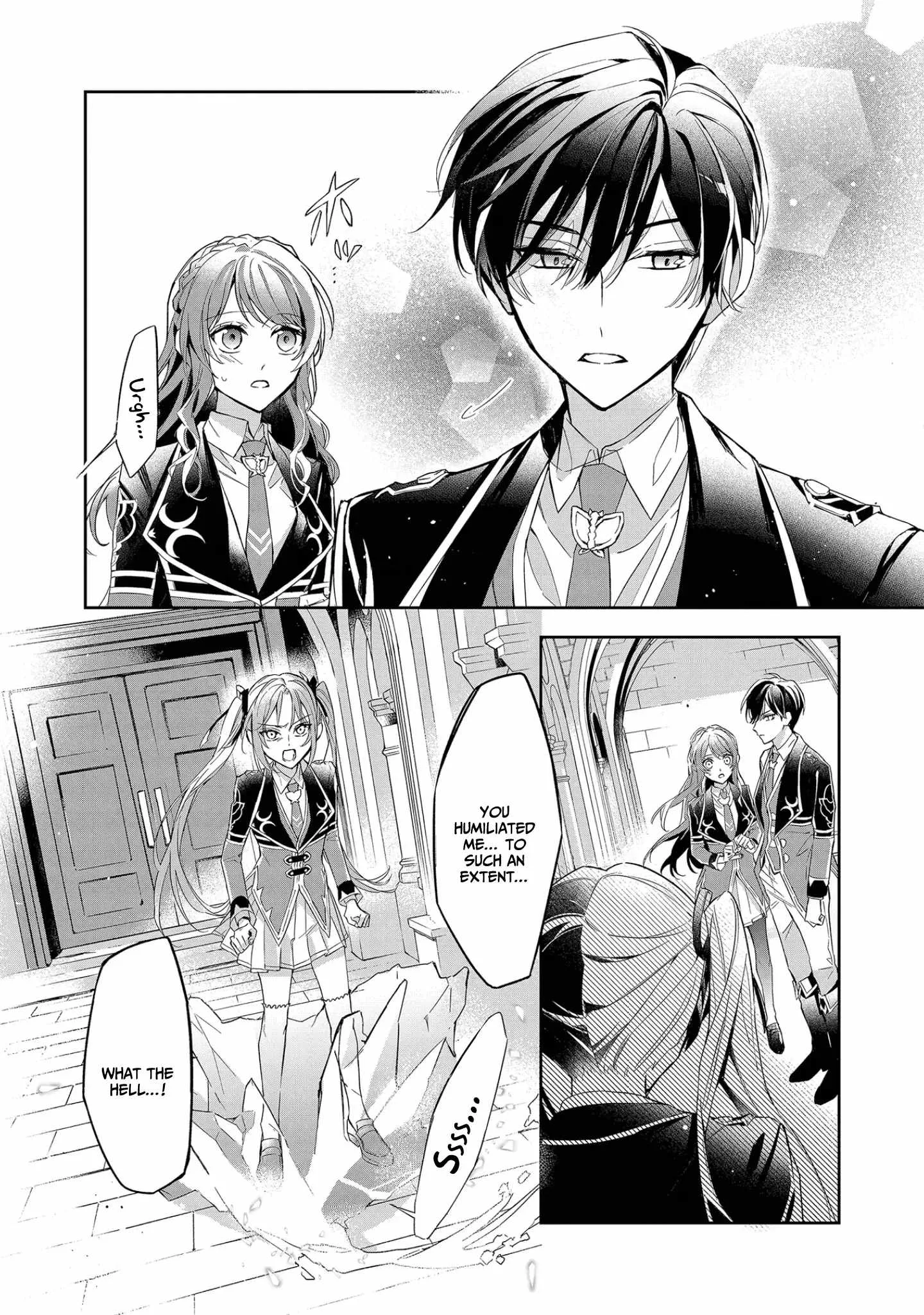 If the villainess and the villain were to meet and fall in love ~It seems the shunned heroine who formed a contract with an unnamed spirit is fighting with the nobleman yet again Chapter 9 page 16
