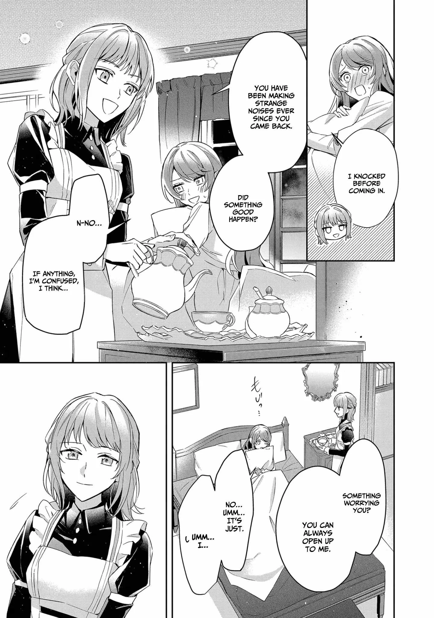 If the villainess and the villain were to meet and fall in love ~It seems the shunned heroine who formed a contract with an unnamed spirit is fighting with the nobleman yet again Chapter 9 page 28