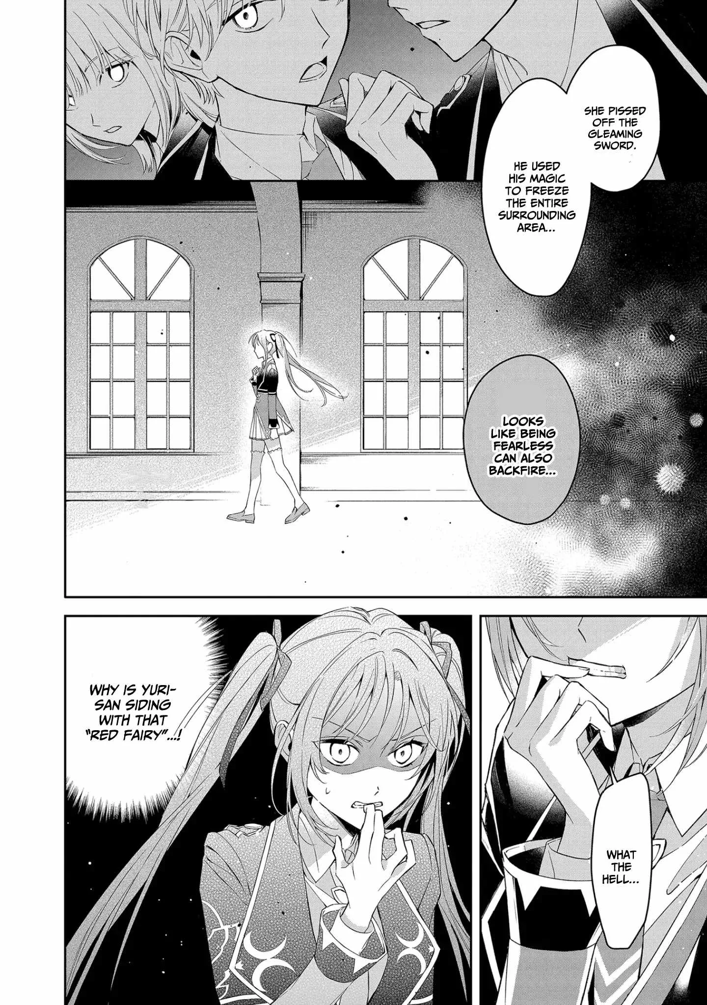 If the villainess and the villain were to meet and fall in love ~It seems the shunned heroine who formed a contract with an unnamed spirit is fighting with the nobleman yet again Chapter 10 page 15