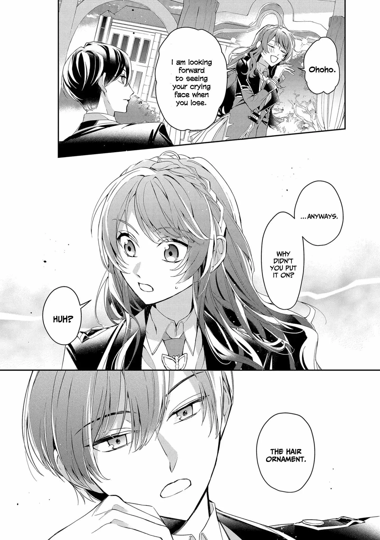 If the villainess and the villain were to meet and fall in love ~It seems the shunned heroine who formed a contract with an unnamed spirit is fighting with the nobleman yet again Chapter 10 page 24
