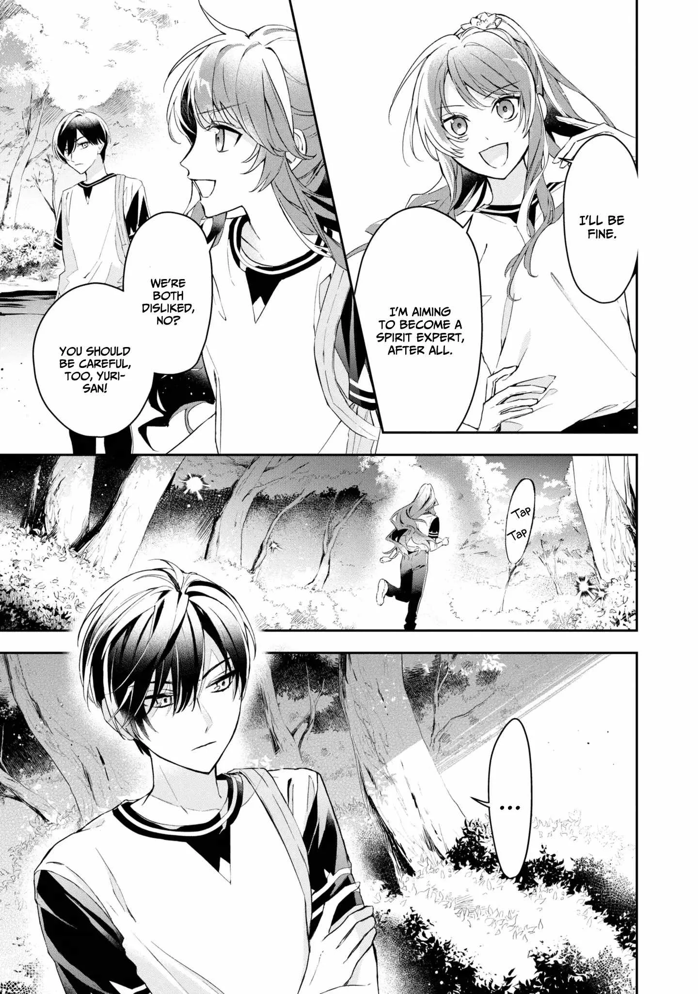 If the villainess and the villain were to meet and fall in love ~It seems the shunned heroine who formed a contract with an unnamed spirit is fighting with the nobleman yet again Chapter 11 page 10