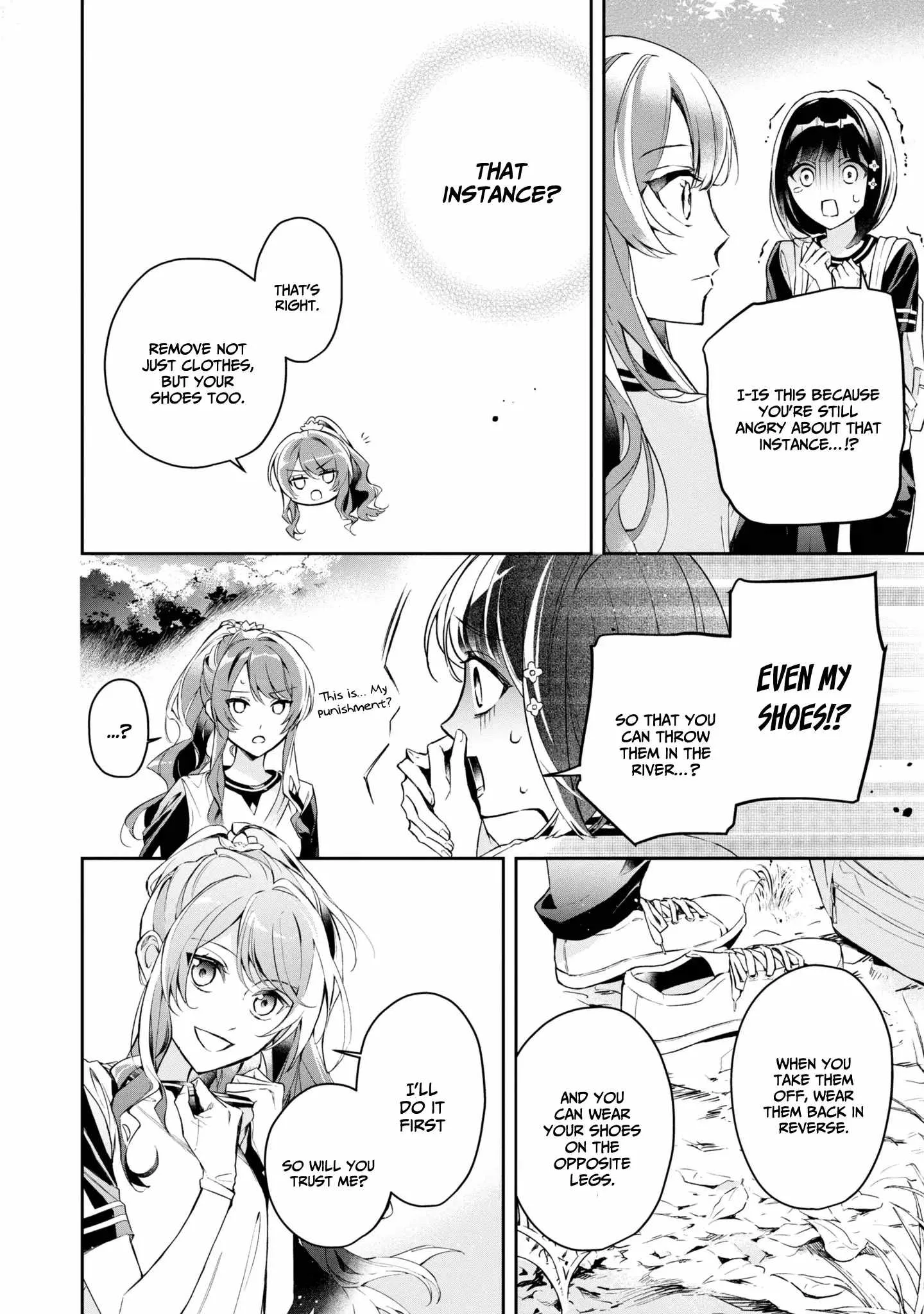 If the villainess and the villain were to meet and fall in love ~It seems the shunned heroine who formed a contract with an unnamed spirit is fighting with the nobleman yet again Chapter 11 page 17