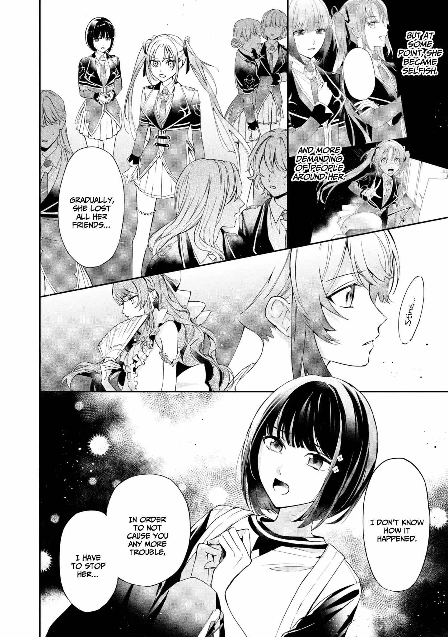 If the villainess and the villain were to meet and fall in love ~It seems the shunned heroine who formed a contract with an unnamed spirit is fighting with the nobleman yet again Chapter 12 page 5