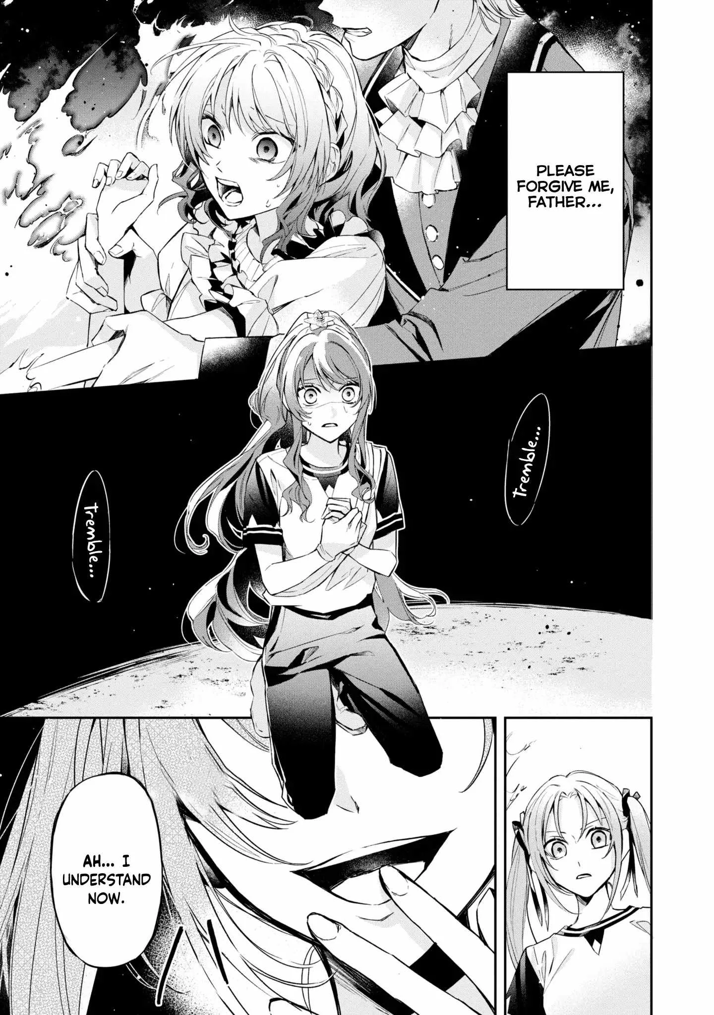 If the villainess and the villain were to meet and fall in love ~It seems the shunned heroine who formed a contract with an unnamed spirit is fighting with the nobleman yet again Chapter 12 page 14