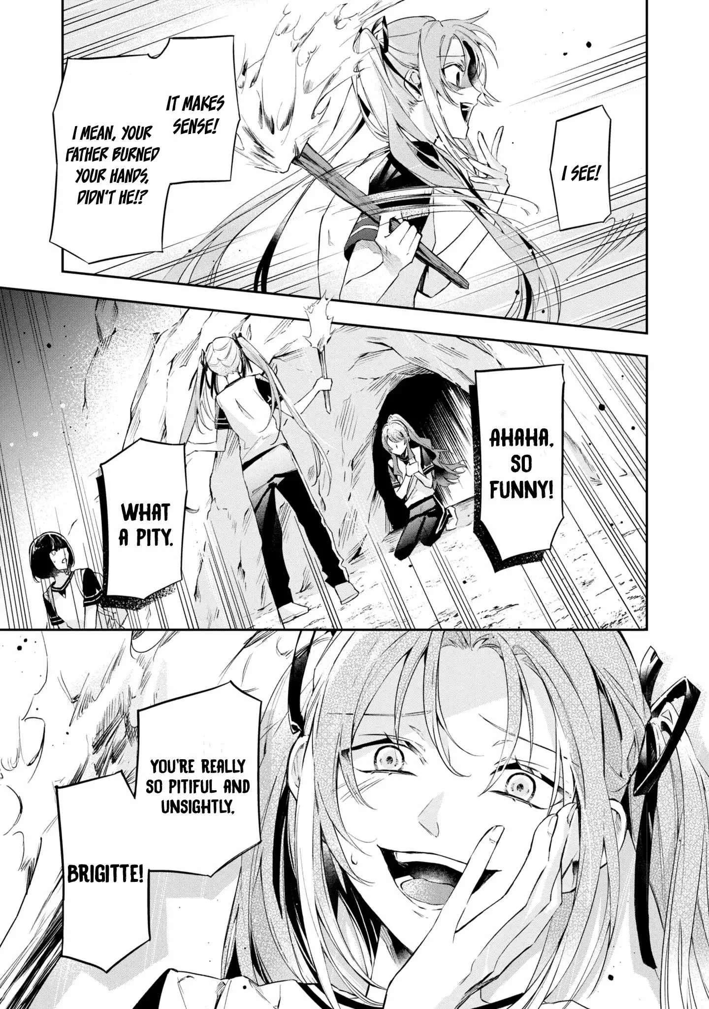 If the villainess and the villain were to meet and fall in love ~It seems the shunned heroine who formed a contract with an unnamed spirit is fighting with the nobleman yet again Chapter 12 page 16