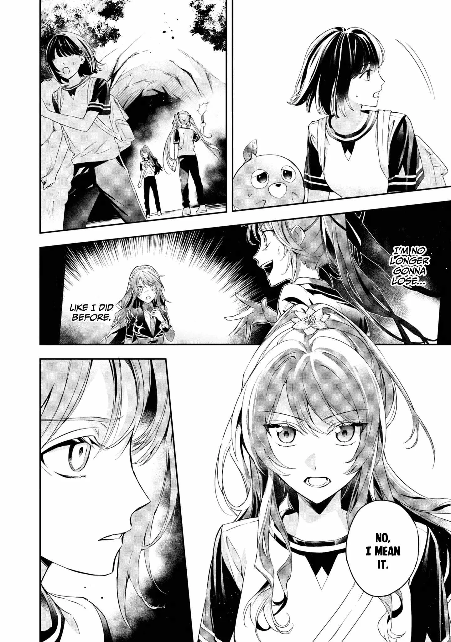 If the villainess and the villain were to meet and fall in love ~It seems the shunned heroine who formed a contract with an unnamed spirit is fighting with the nobleman yet again Chapter 12 page 19