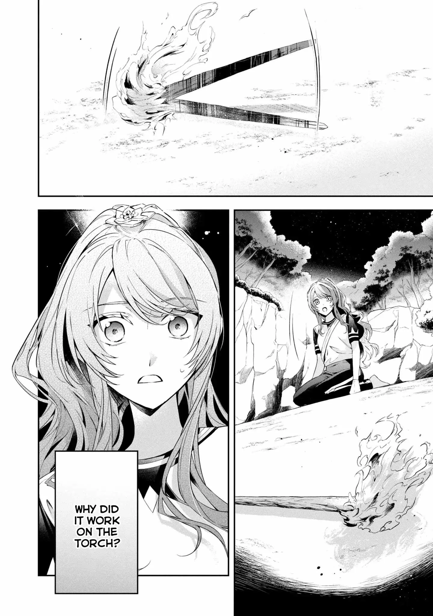 If the villainess and the villain were to meet and fall in love ~It seems the shunned heroine who formed a contract with an unnamed spirit is fighting with the nobleman yet again Chapter 12 page 28