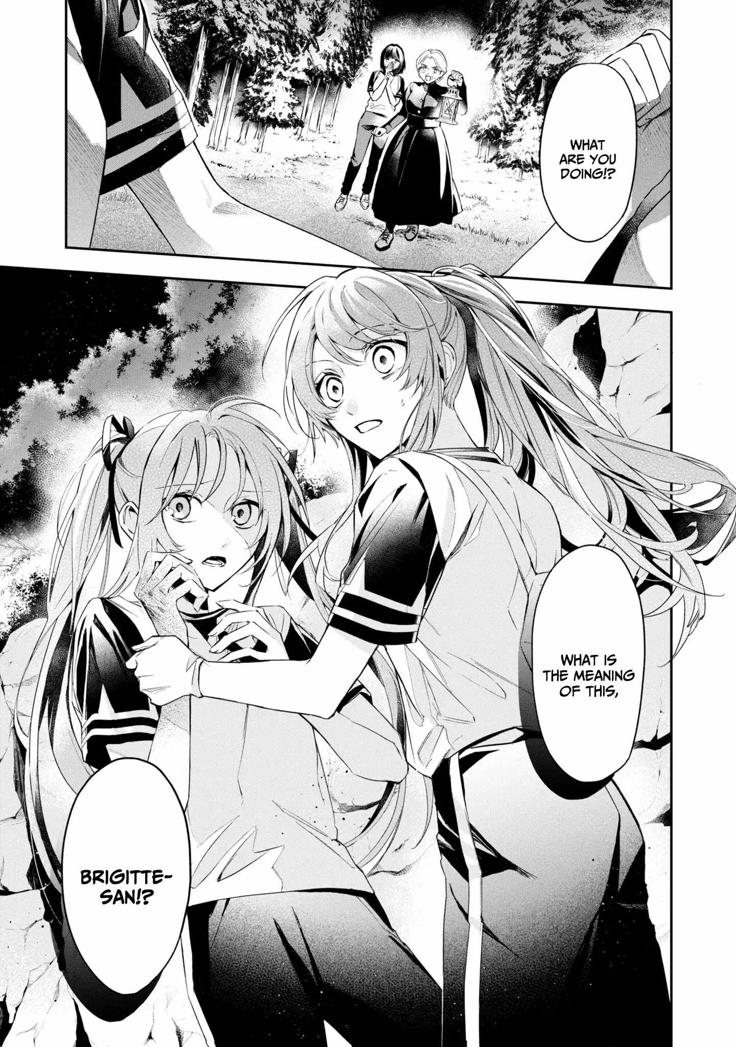 If the villainess and the villain were to meet and fall in love ~It seems the shunned heroine who formed a contract with an unnamed spirit is fighting with the nobleman yet again Chapter 13 page 2