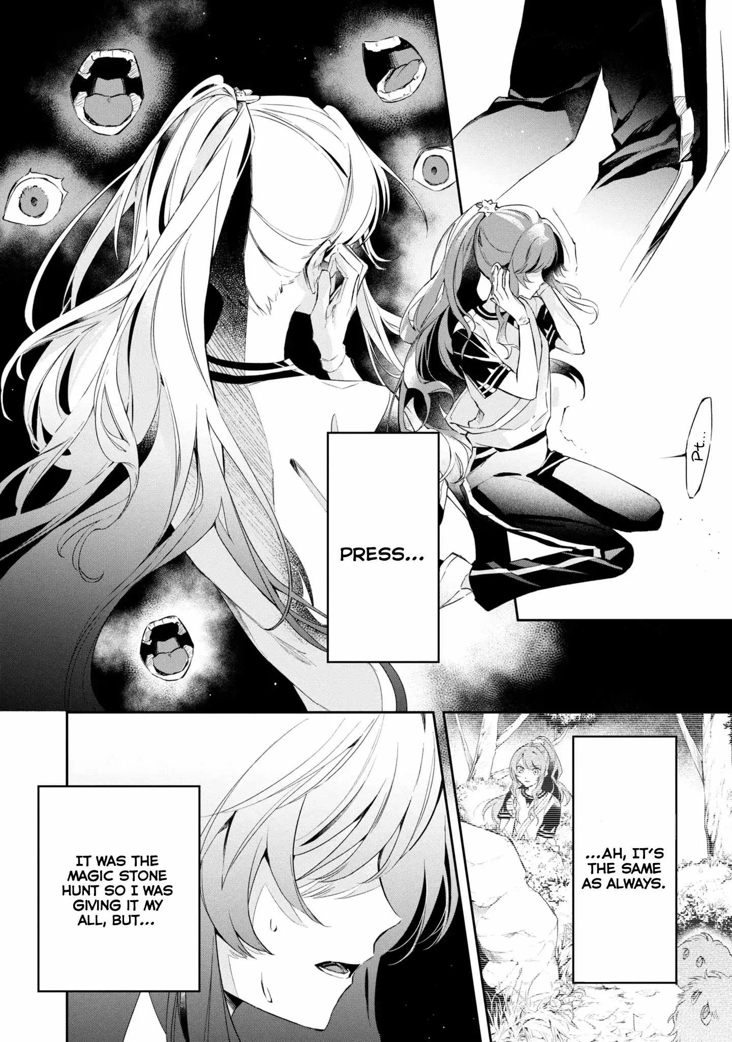 If the villainess and the villain were to meet and fall in love ~It seems the shunned heroine who formed a contract with an unnamed spirit is fighting with the nobleman yet again Chapter 13 page 7