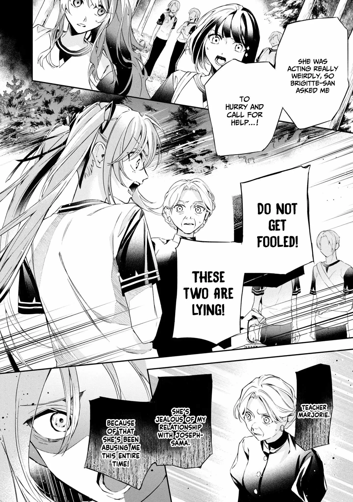 If the villainess and the villain were to meet and fall in love ~It seems the shunned heroine who formed a contract with an unnamed spirit is fighting with the nobleman yet again Chapter 13 page 15