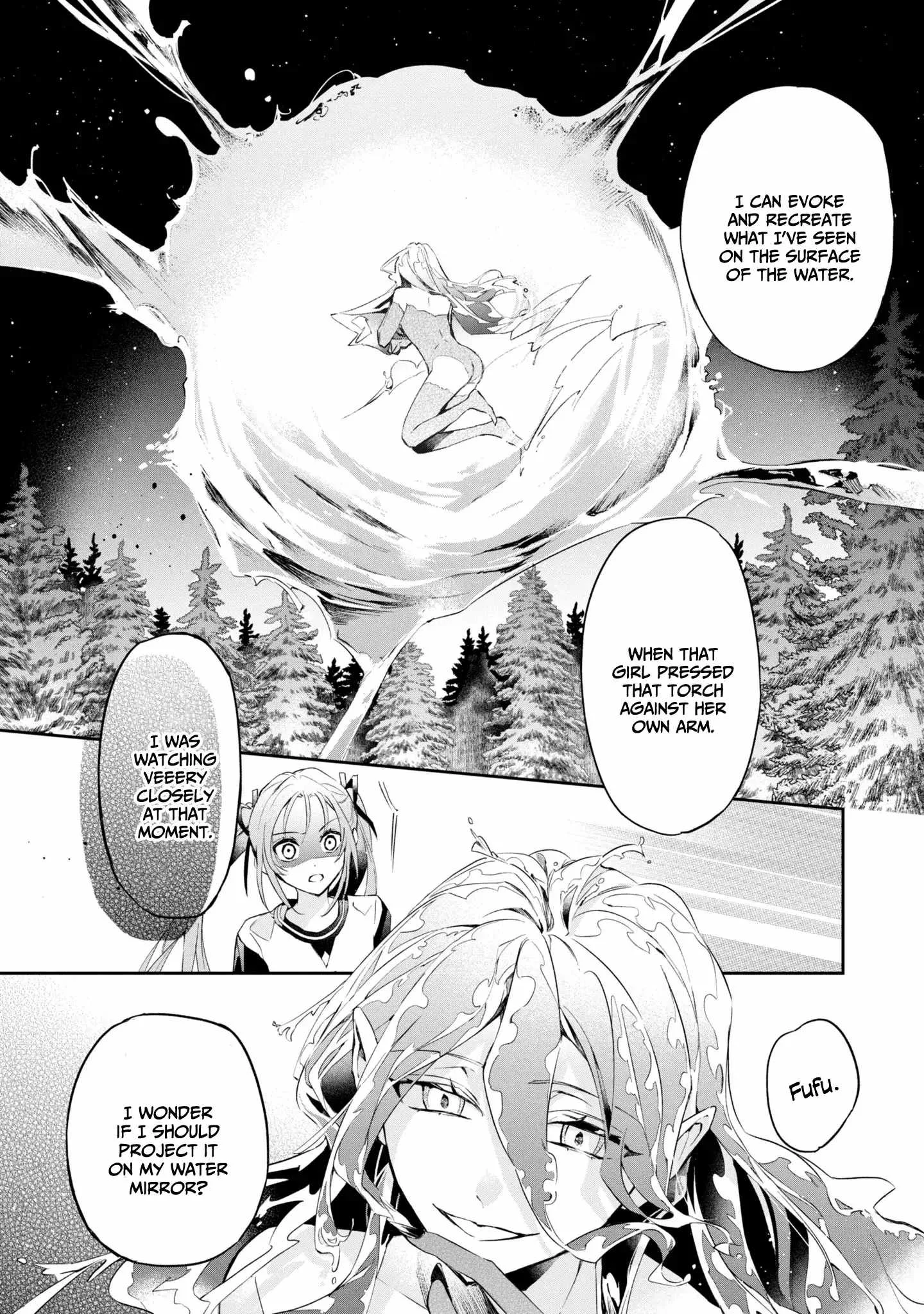 If the villainess and the villain were to meet and fall in love ~It seems the shunned heroine who formed a contract with an unnamed spirit is fighting with the nobleman yet again Chapter 13 page 19