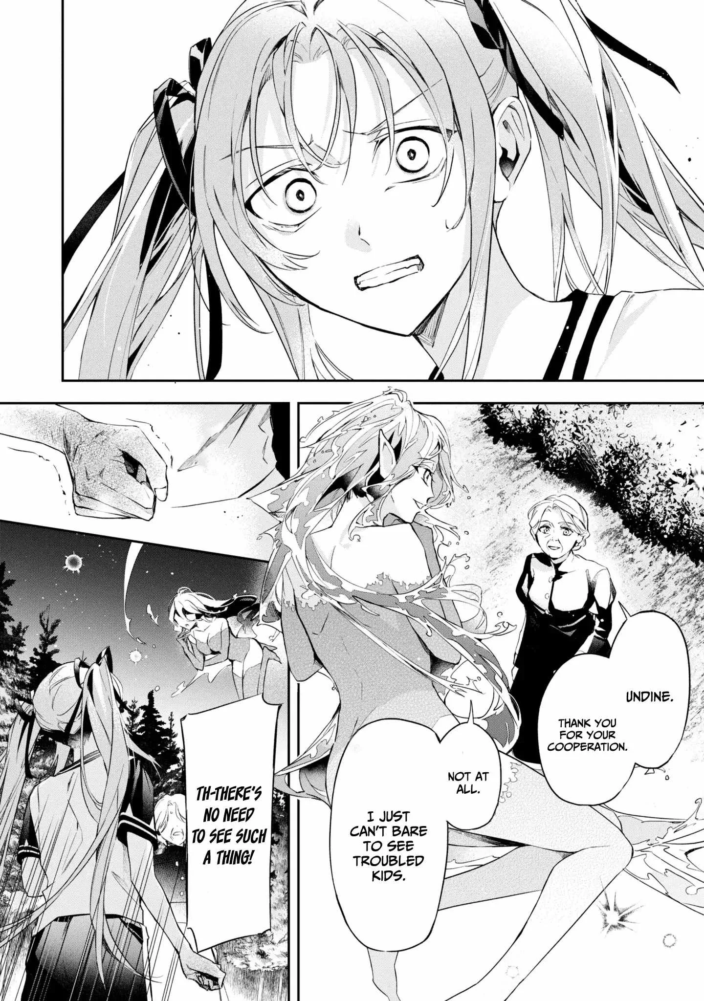 If the villainess and the villain were to meet and fall in love ~It seems the shunned heroine who formed a contract with an unnamed spirit is fighting with the nobleman yet again Chapter 13 page 20