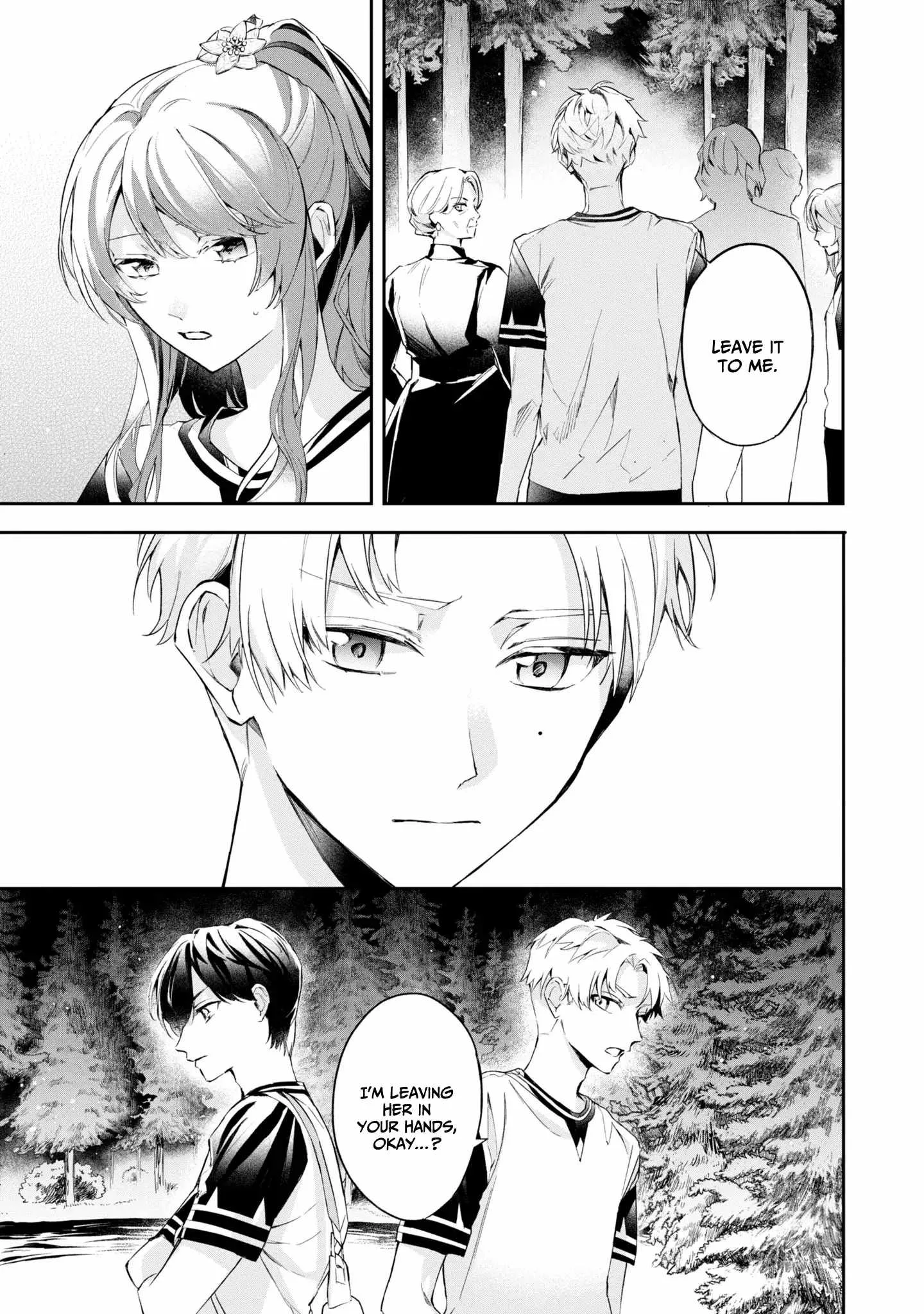 If the villainess and the villain were to meet and fall in love ~It seems the shunned heroine who formed a contract with an unnamed spirit is fighting with the nobleman yet again Chapter 13 page 29