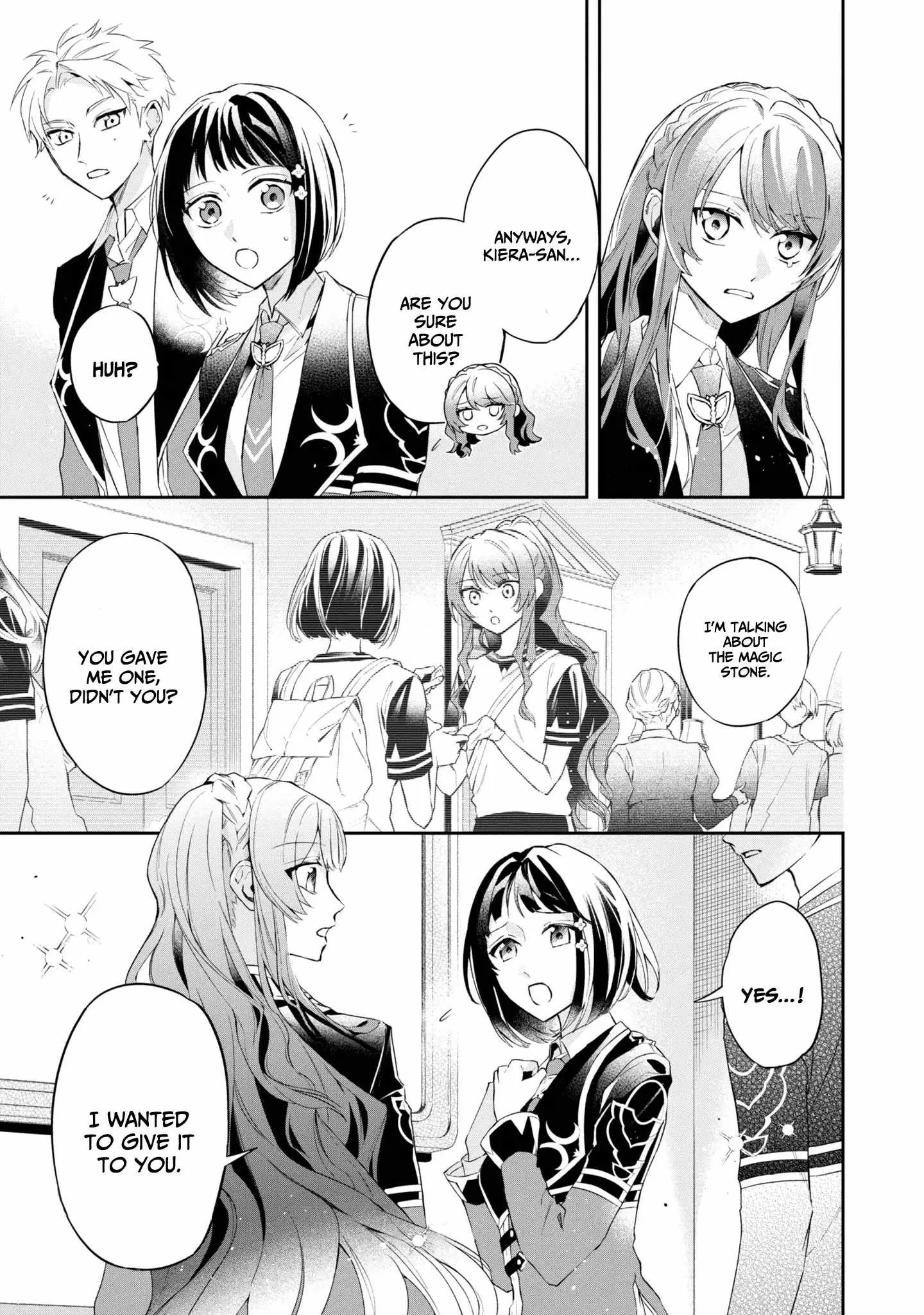 If the villainess and the villain were to meet and fall in love ~It seems the shunned heroine who formed a contract with an unnamed spirit is fighting with the nobleman yet again Chapter 14 page 12
